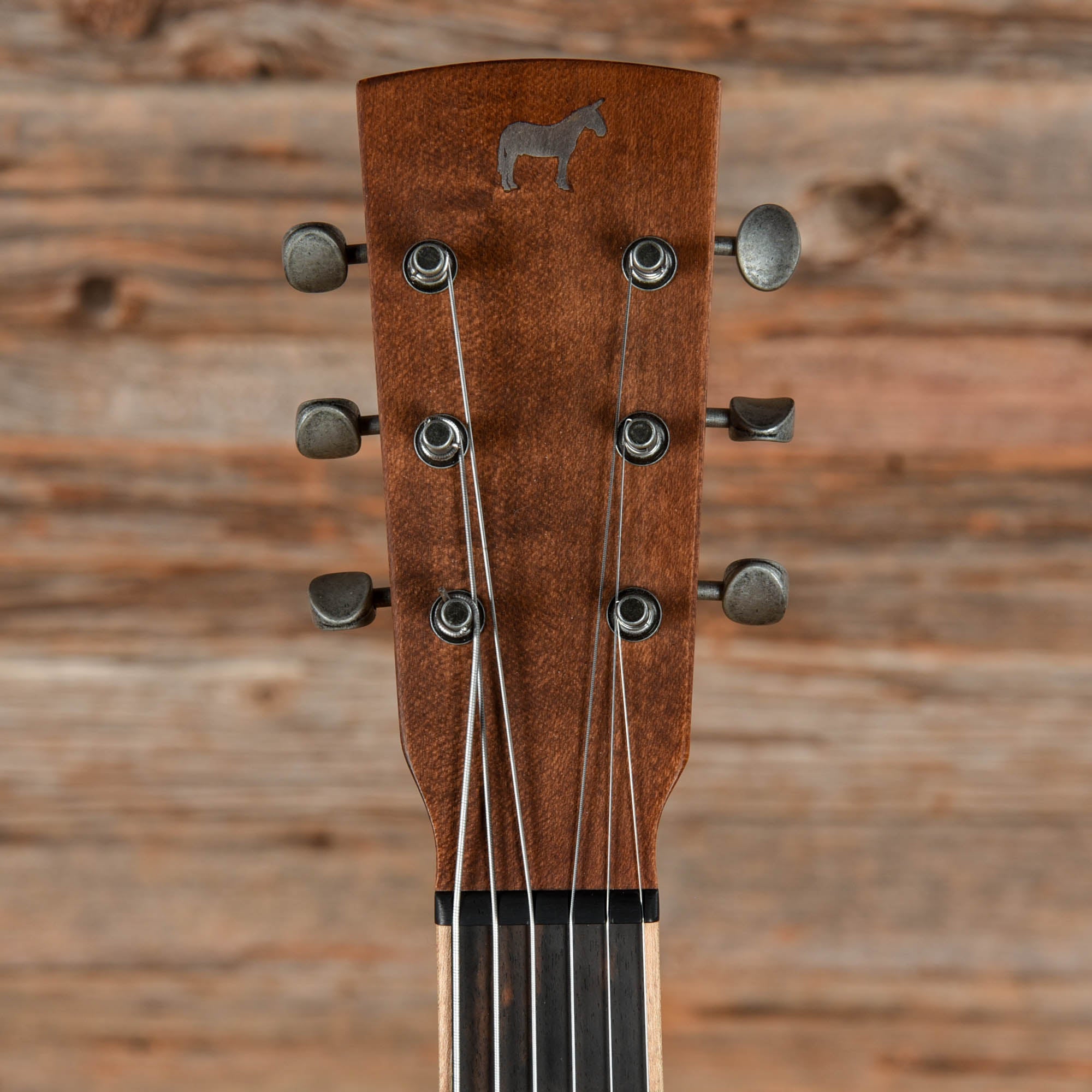Mule Mavis Resophonic Cutaway/F-Hole Natural Electric Guitars / Semi-Hollow