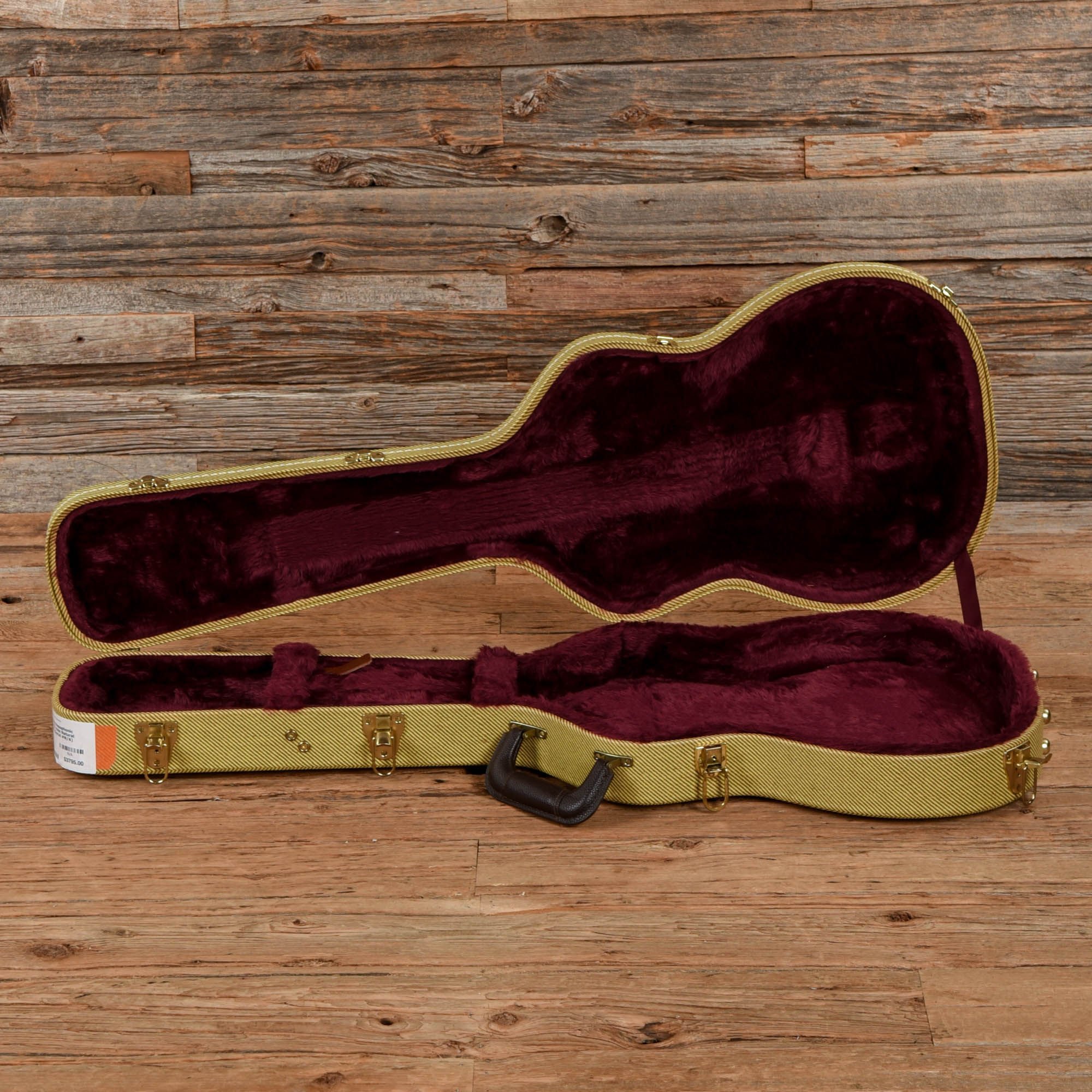 Mule Mavis Resophonic Cutaway/F-Hole Natural Electric Guitars / Semi-Hollow