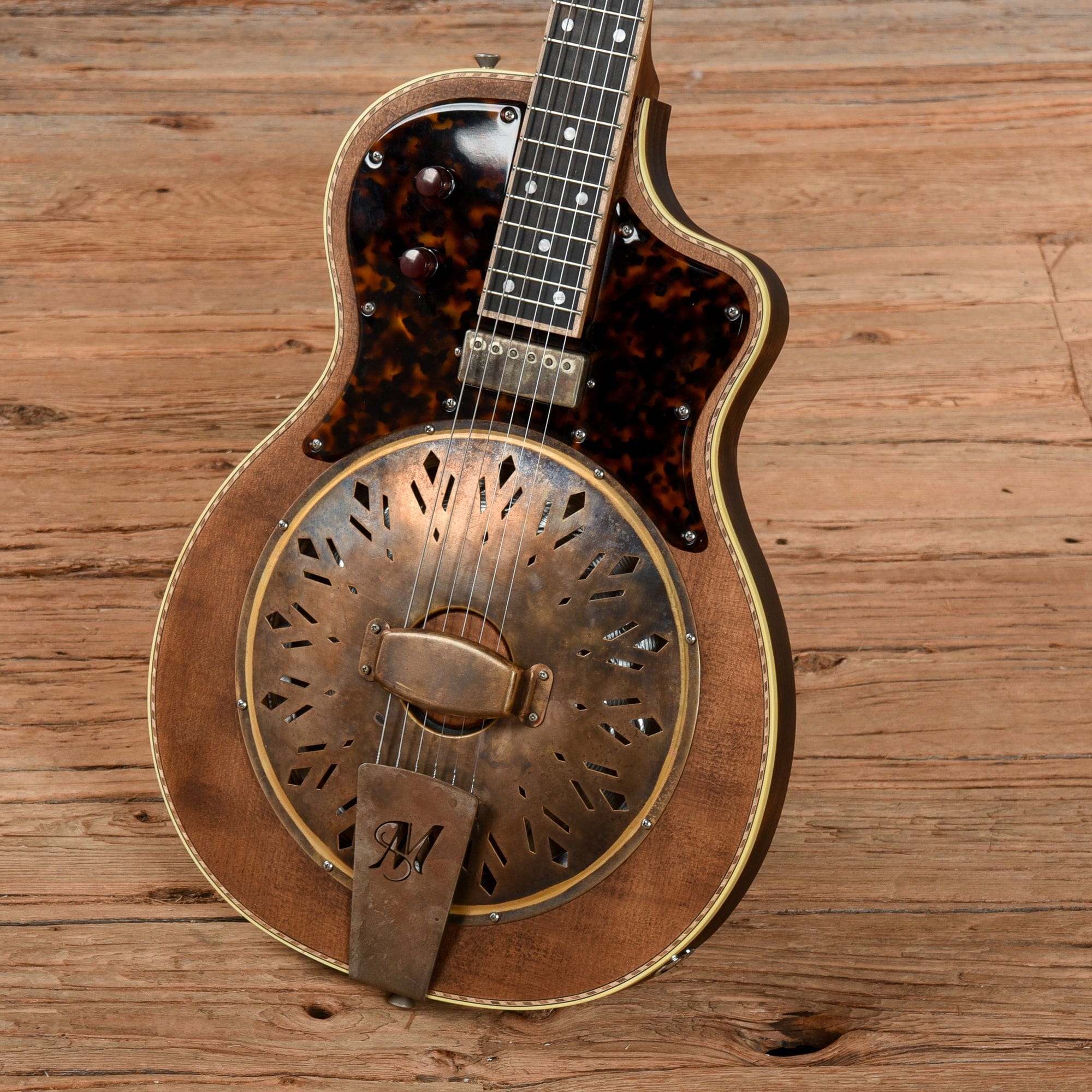 Mule Mavis Single cut Brown Electric Guitars / Semi-Hollow