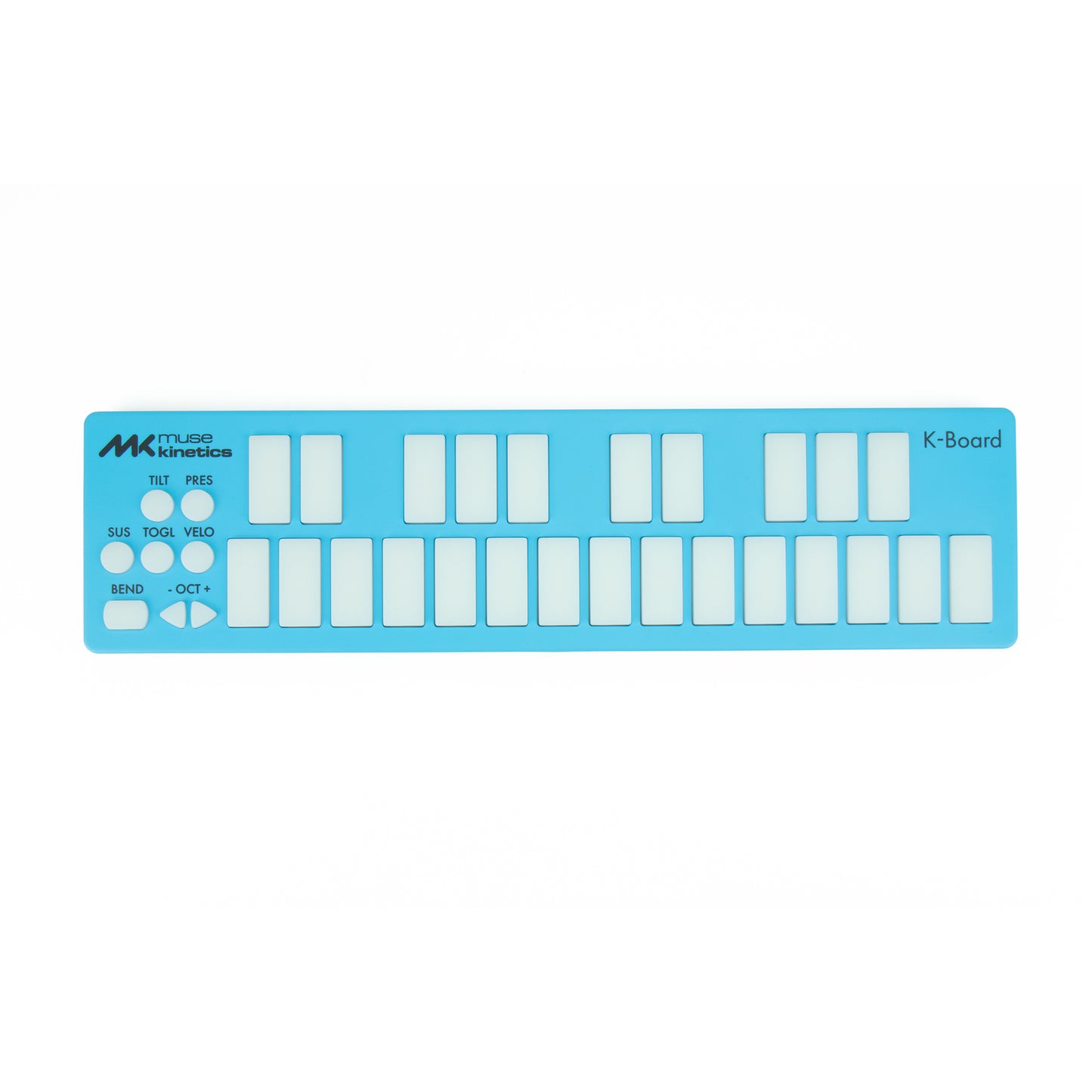 Muse Kinetics K-Board C USB MIDI Mini Keyboard Controller Aqua Effects and Pedals / Controllers, Volume and Expression