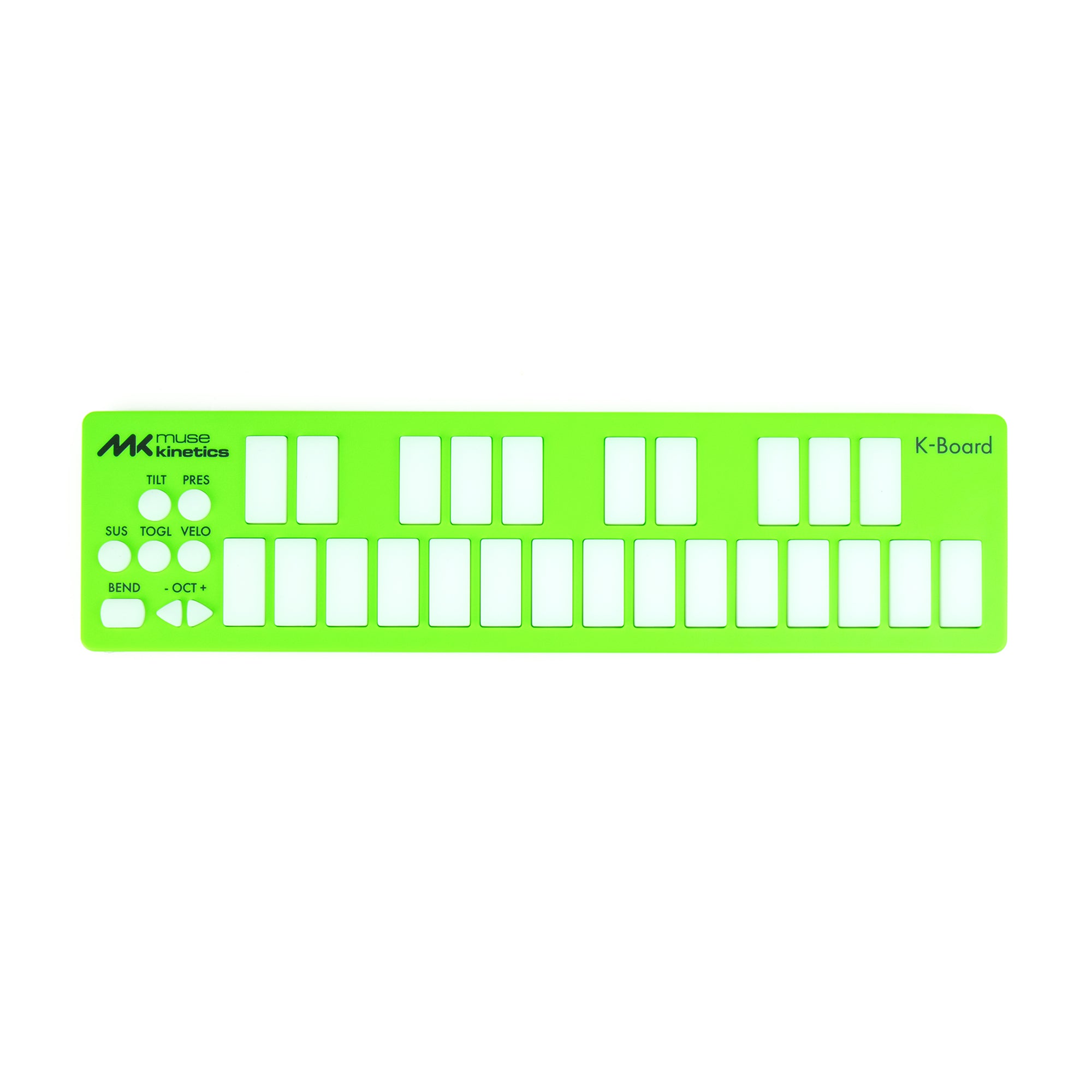 Muse Kinetics K-Board C USB MIDI Mini Keyboard Controller Lime Effects and Pedals / Controllers, Volume and Expression