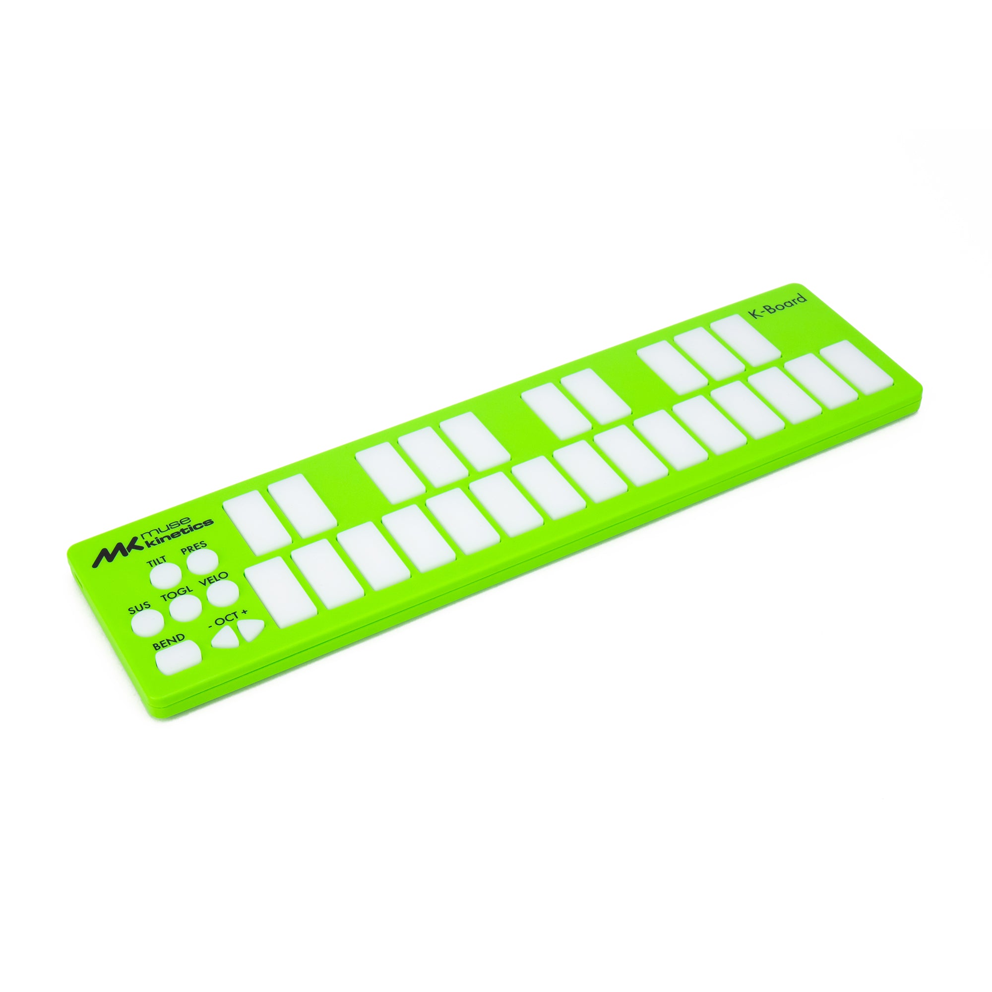 Muse Kinetics K-Board C USB MIDI Mini Keyboard Controller Lime Effects and Pedals / Controllers, Volume and Expression
