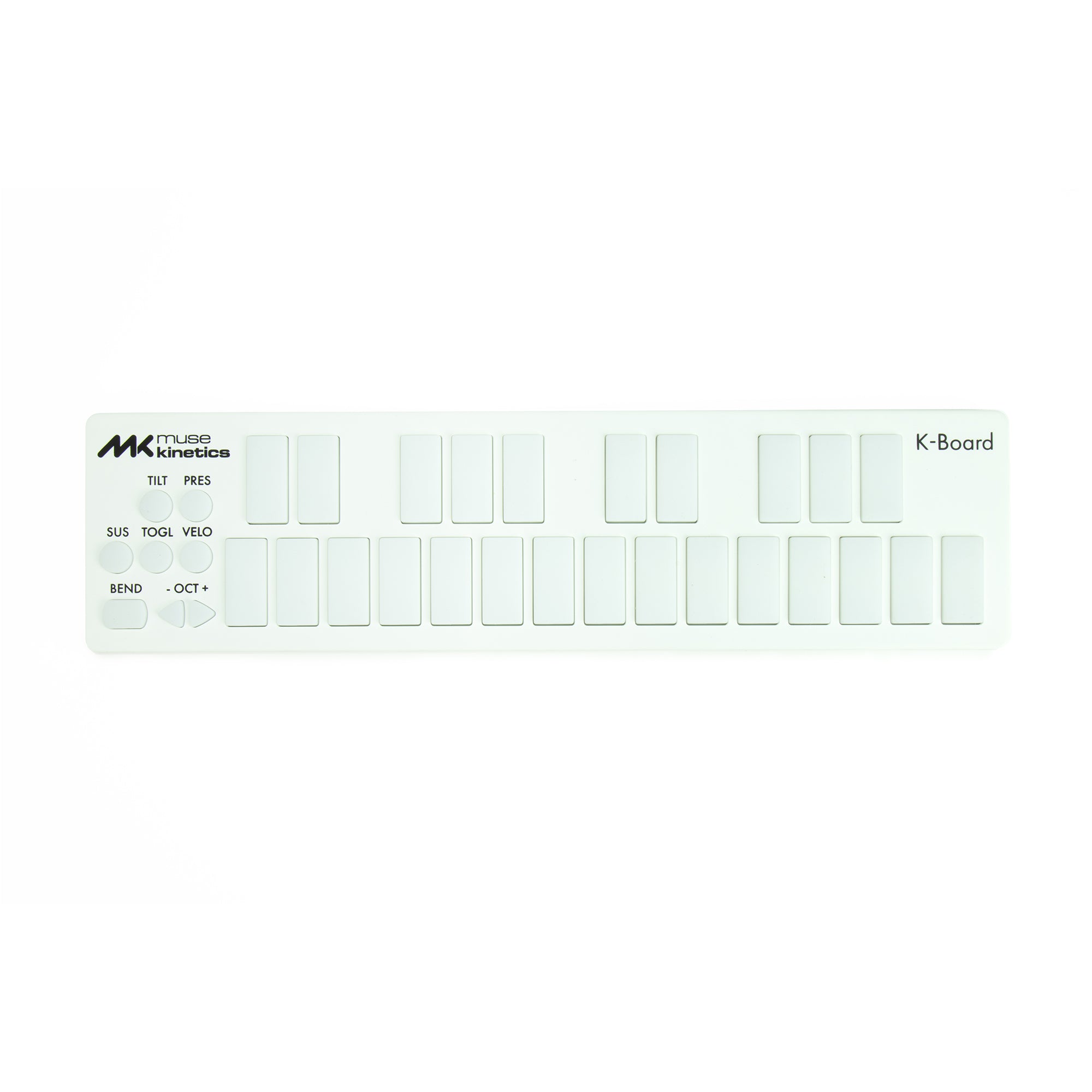 Muse Kinetics K-Board C USB MIDI Mini Keyboard Controller Snow Effects and Pedals / Controllers, Volume and Expression