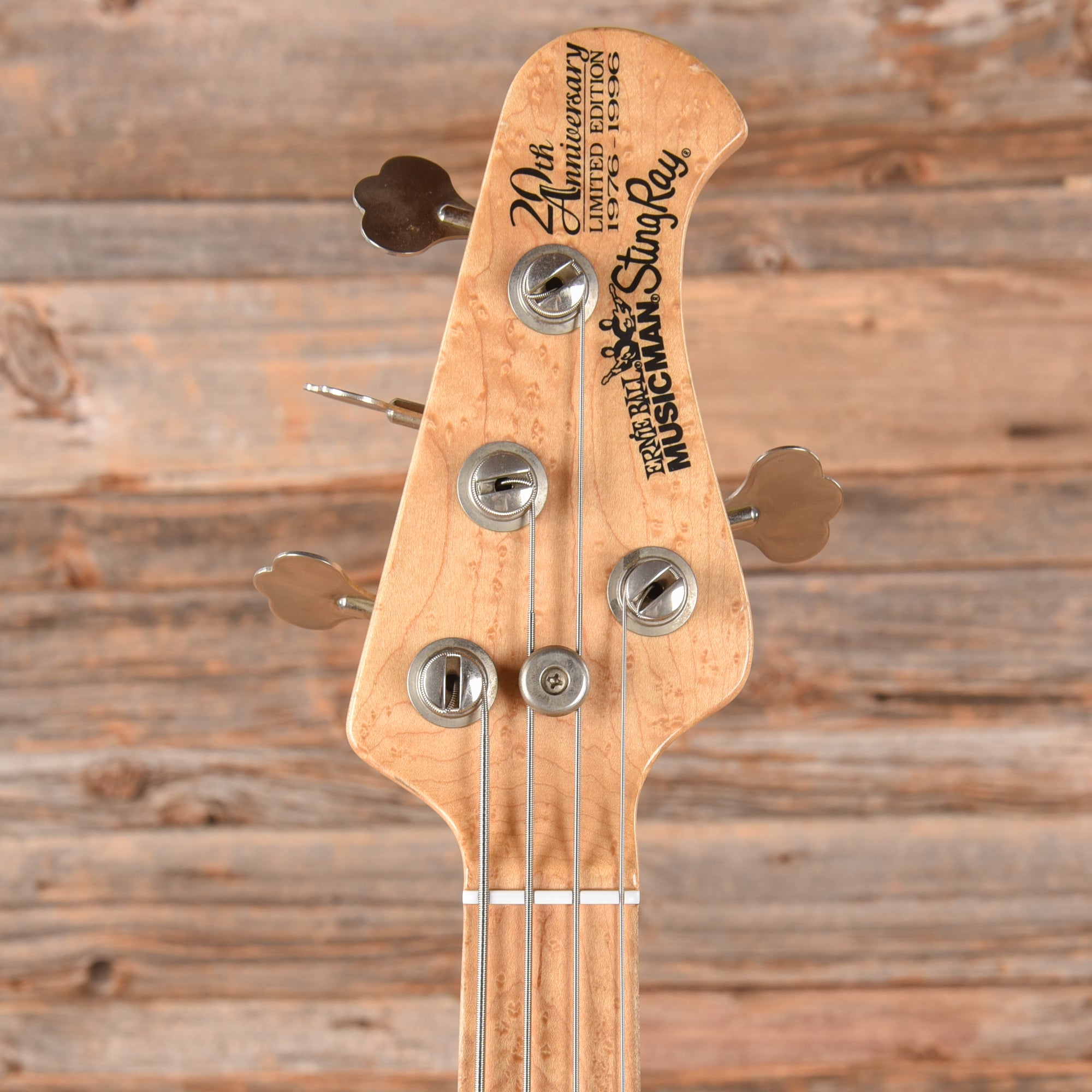 Music Man 20th Anniversary StingRay Natural 1996 Bass Guitars / 4-String