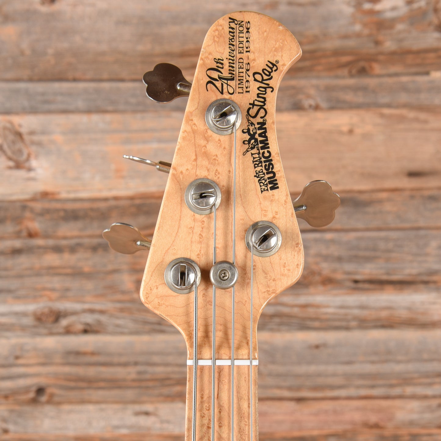 Music Man 20th Anniversary StingRay Natural 1996 Bass Guitars / 4-String