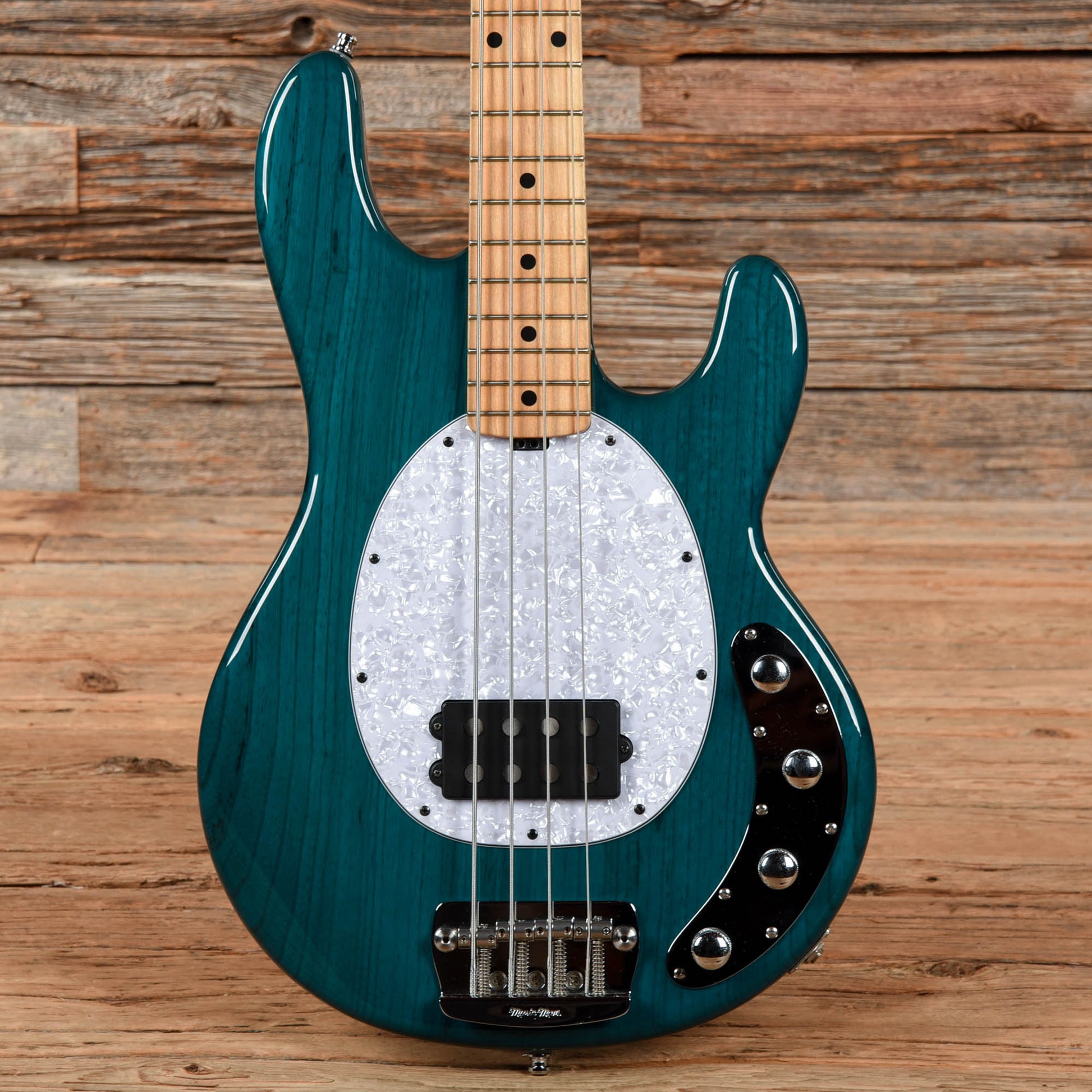 Music Man StingRay 4 H 3-Band EQ Translucent Teal 2000 Bass Guitars / 4-String
