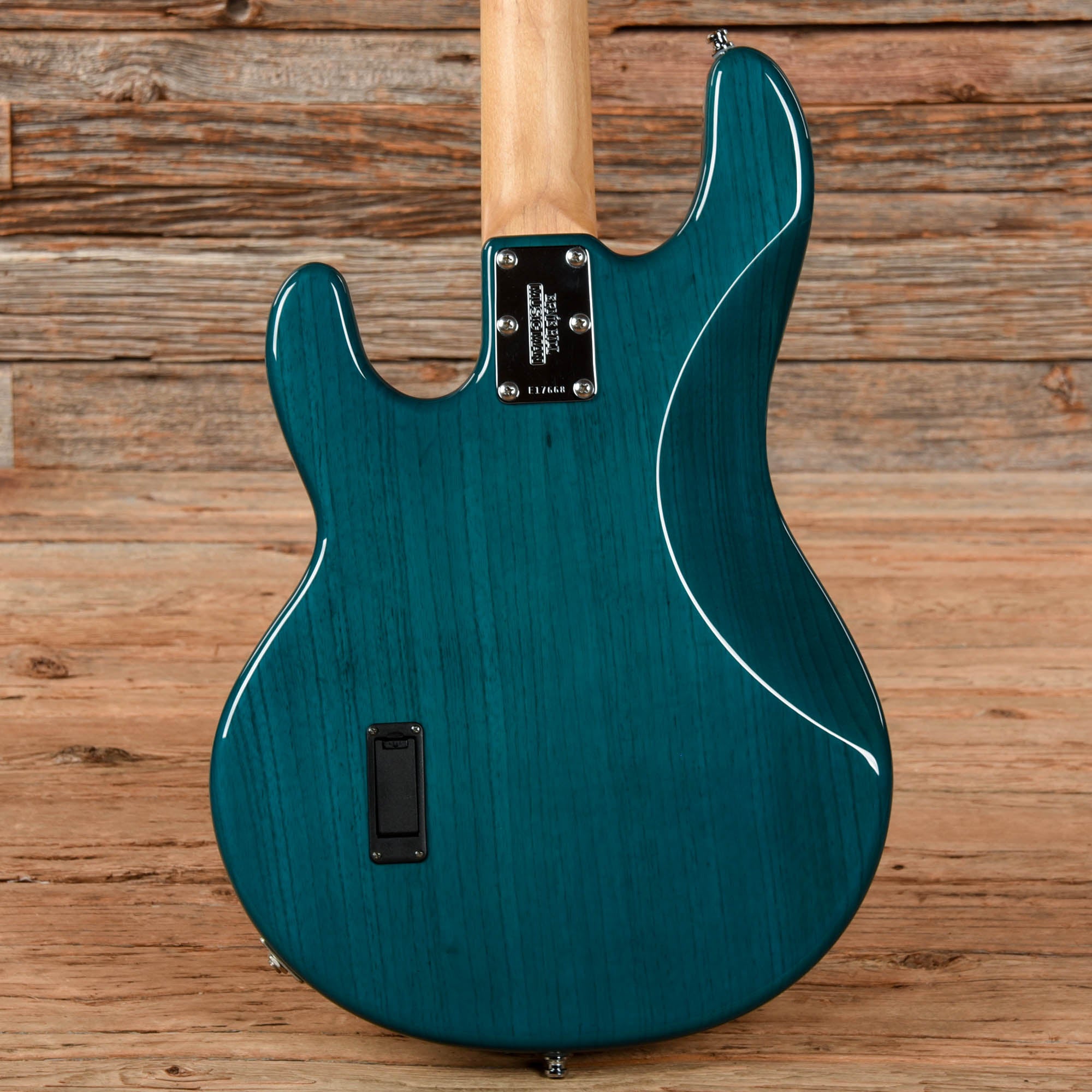 Music Man StingRay 4 H 3-Band EQ Translucent Teal 2000 Bass Guitars / 4-String