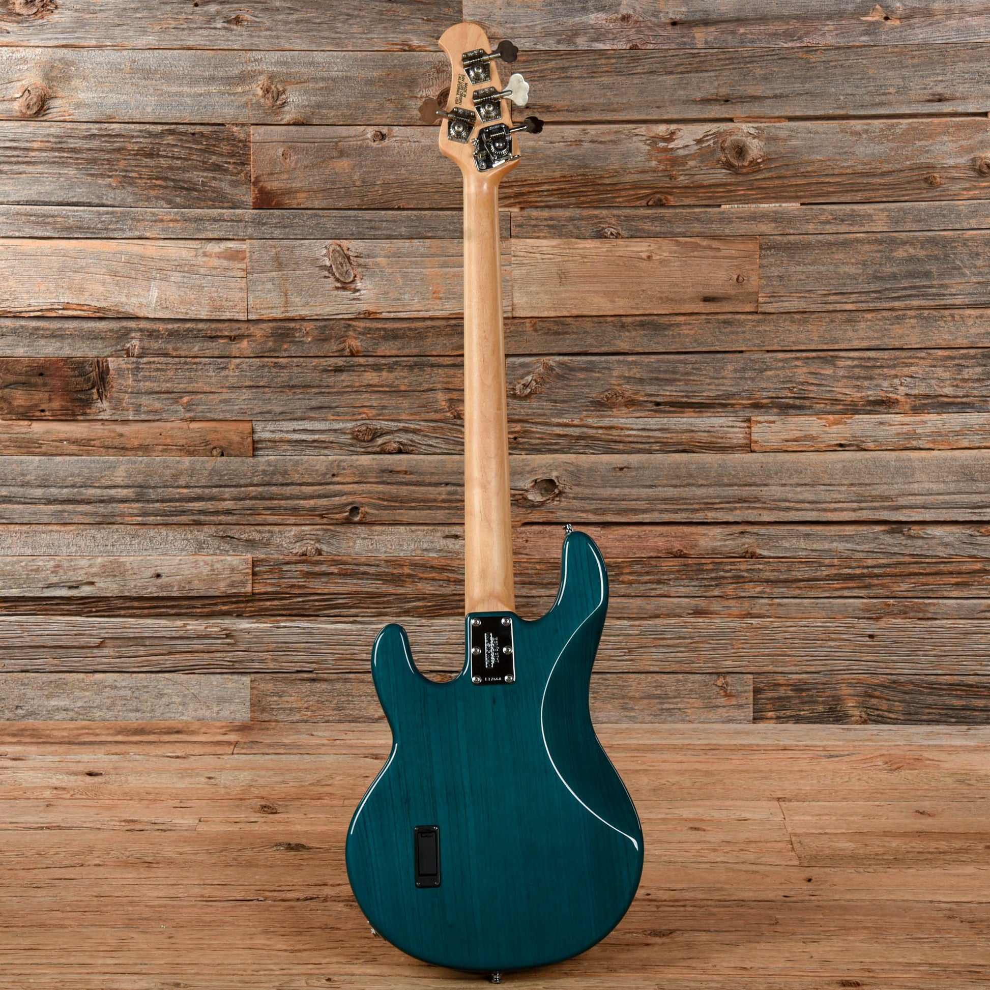Music Man StingRay 4 H 3-Band EQ Translucent Teal 2000 Bass Guitars / 4-String