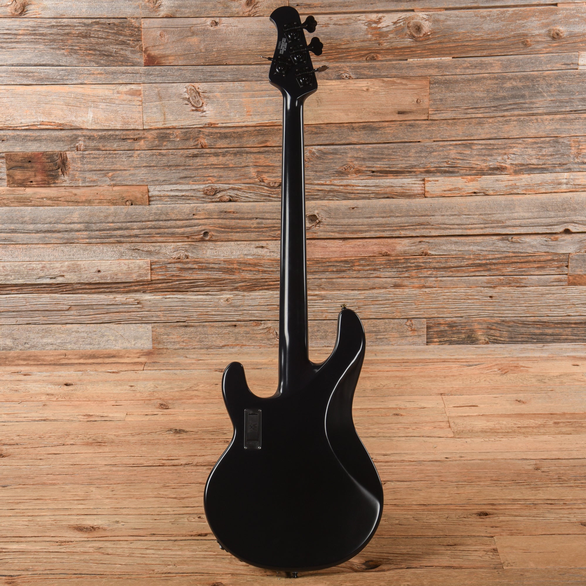 Music Man StingRay 4 H Neck-Through 3-Band EQ Stealth Black 2016 Bass Guitars / 4-String