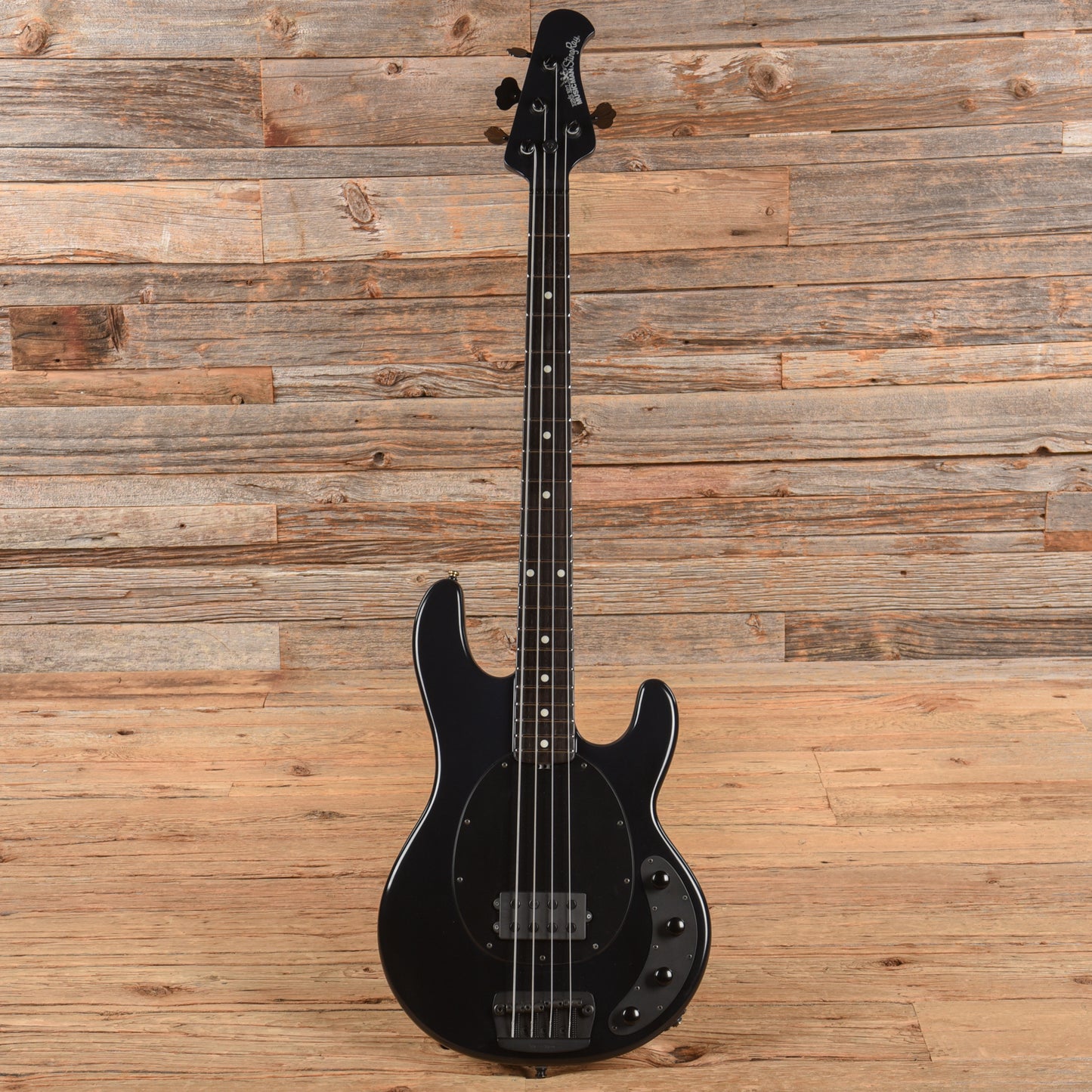 Music Man StingRay 4 H Neck-Through 3-Band EQ Stealth Black 2016 Bass Guitars / 4-String