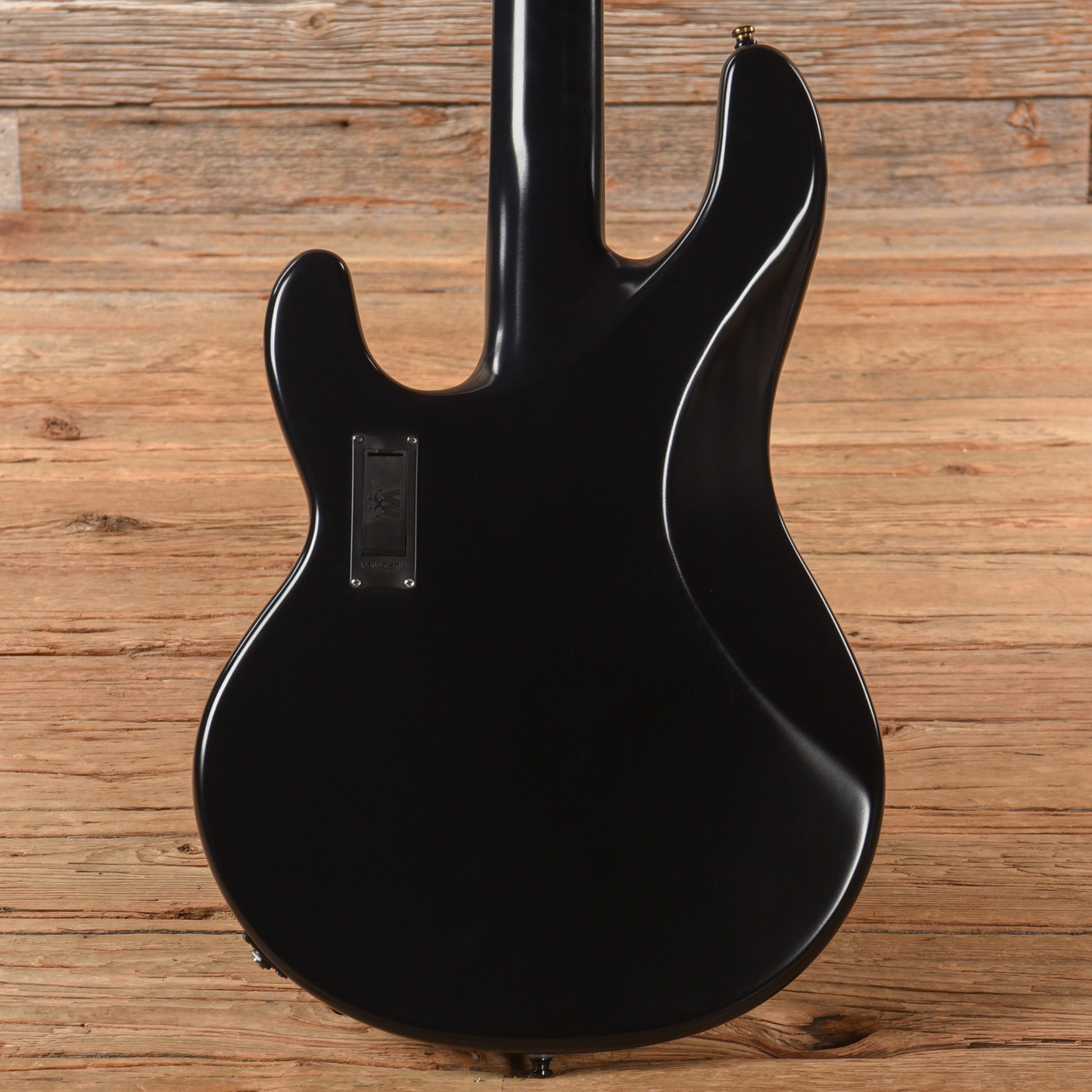 Music Man StingRay 4 H Neck-Through 3-Band EQ Stealth Black 2016 Bass Guitars / 4-String