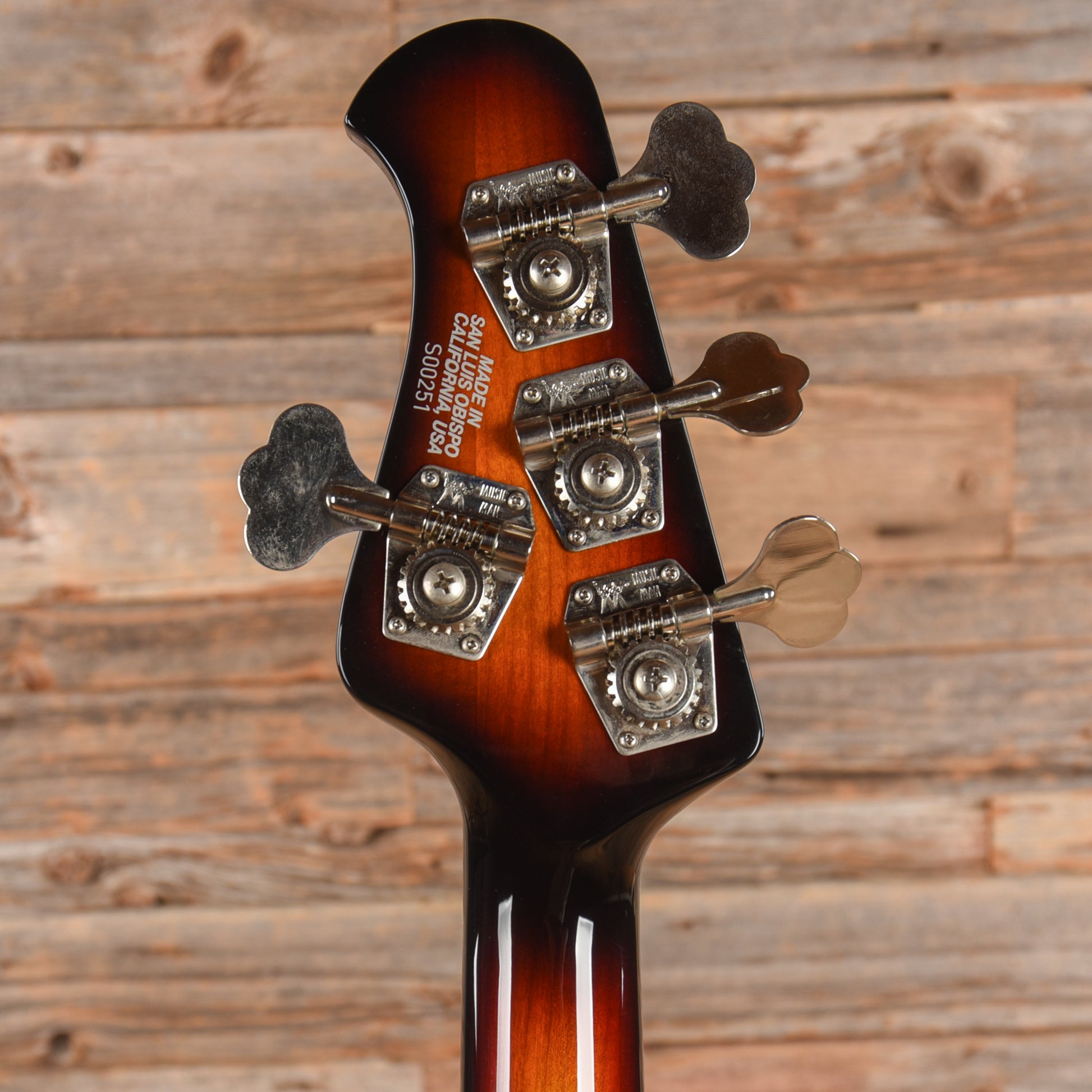 Music Man StingRay 4 H Neck-Through 3-Band EQ Vintage Sunburst 2015 Bass Guitars / 4-String