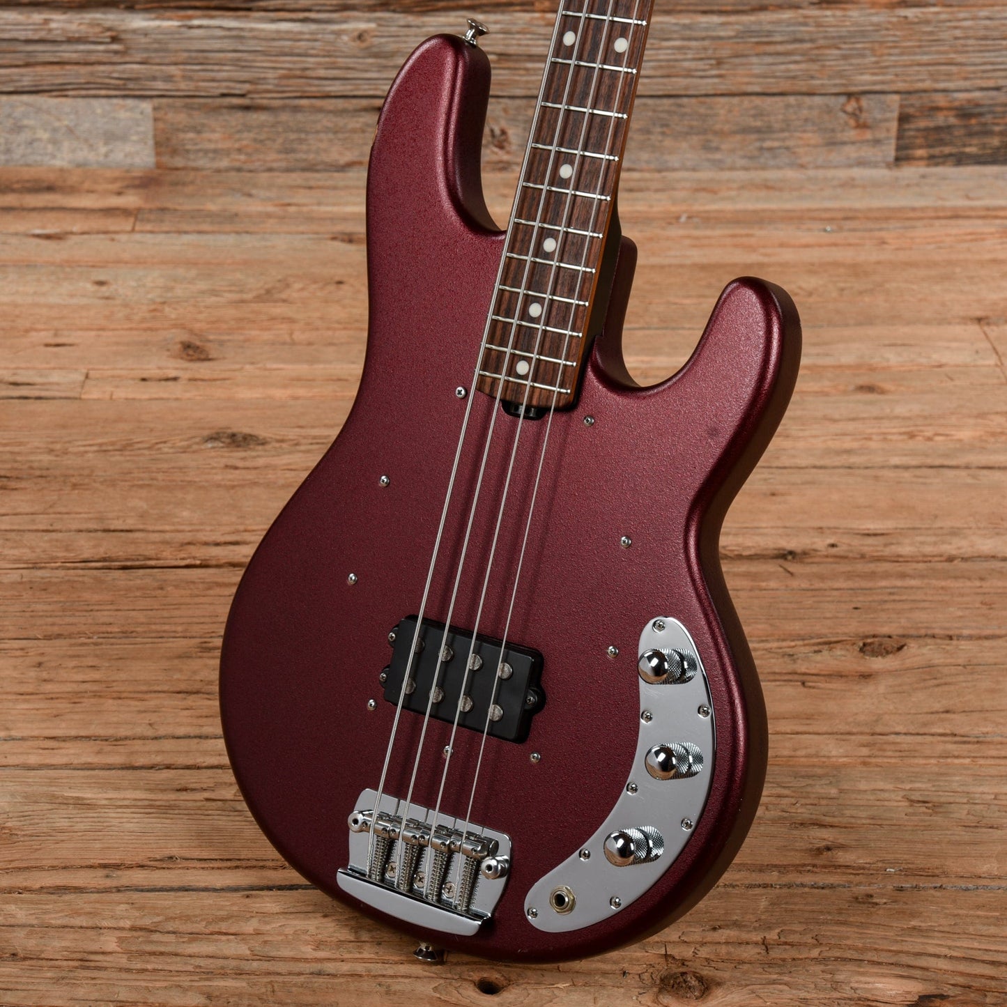 Music Man SUB Textured Red 2003 Bass Guitars / 4-String