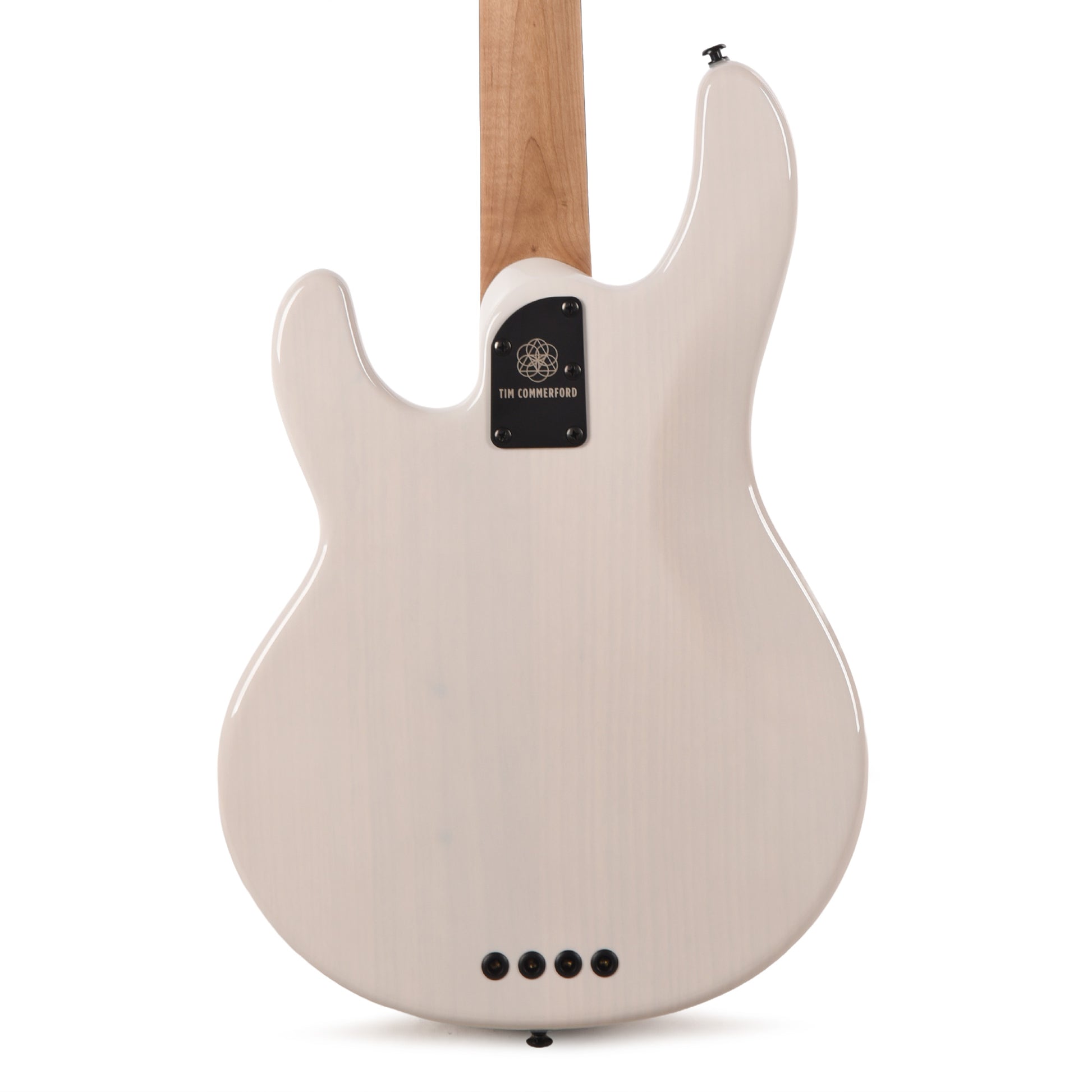 Music Man Tim Commerford Artist Series StingRay Bass Fight Night White Bass Guitars / 4-String
