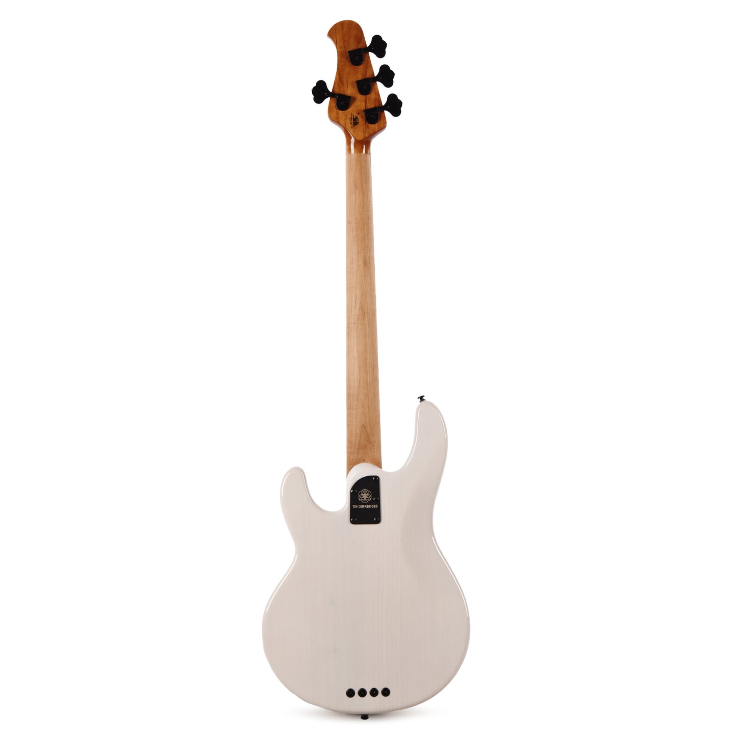 Music Man Tim Commerford Artist Series StingRay Bass Fight Night White Bass Guitars / 4-String