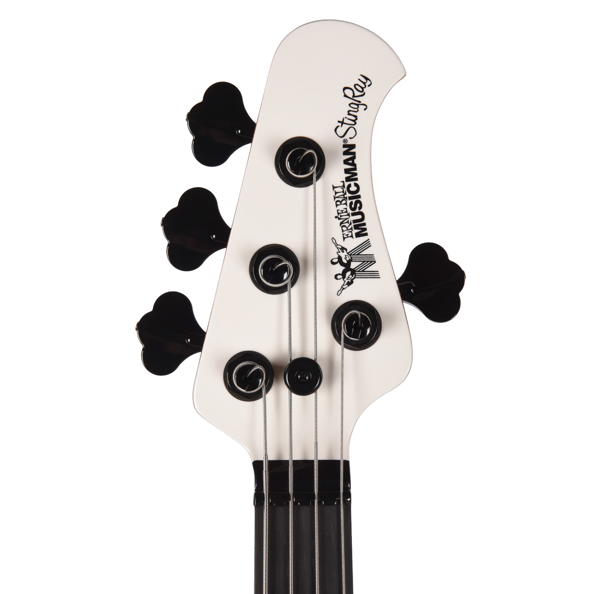 Music Man Tim Commerford Artist Series StingRay Bass Fight Night White Bass Guitars / 4-String