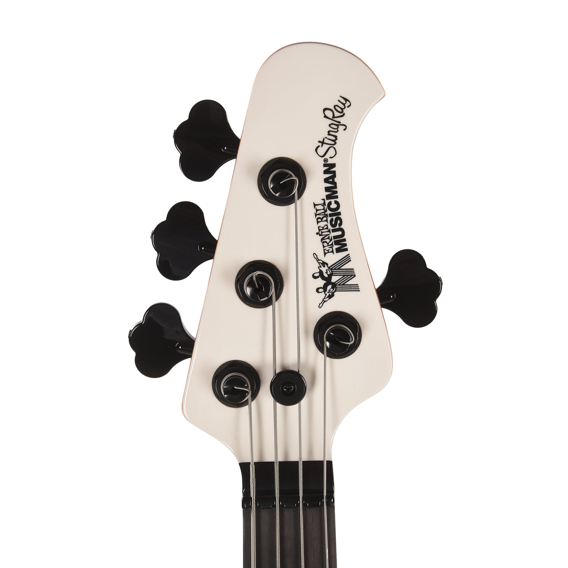 Music Man Tim Commerford Artist Series StingRay Bass Fight Night White Bass Guitars / 4-String