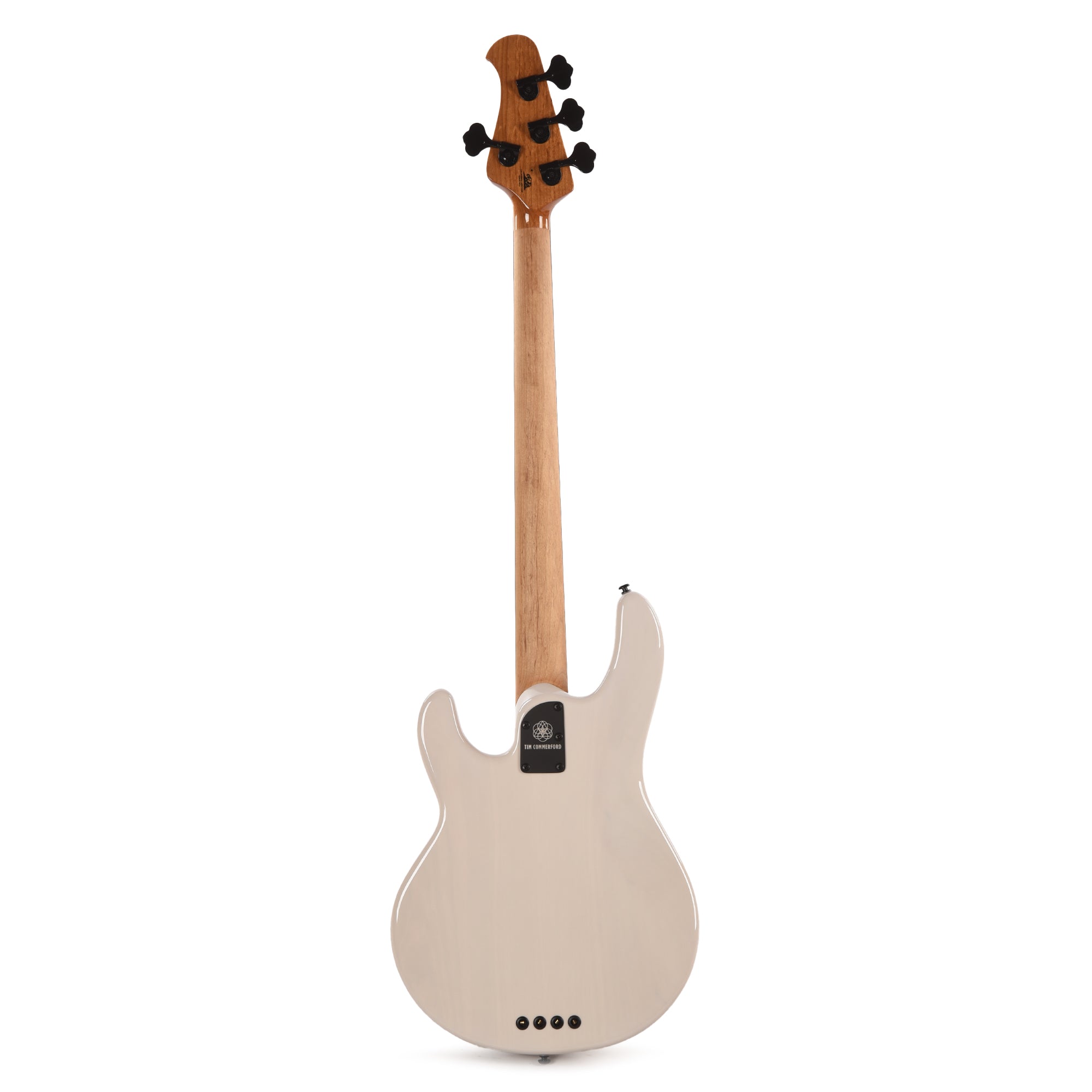 Music Man Tim Commerford Artist Series StingRay Bass Fight Night White Bass Guitars / 4-String