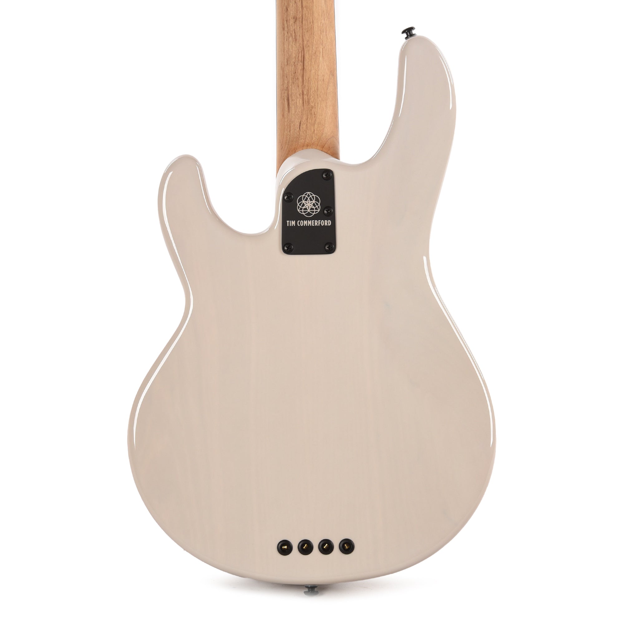 Music Man Tim Commerford Artist Series StingRay Bass Fight Night White Bass Guitars / 4-String