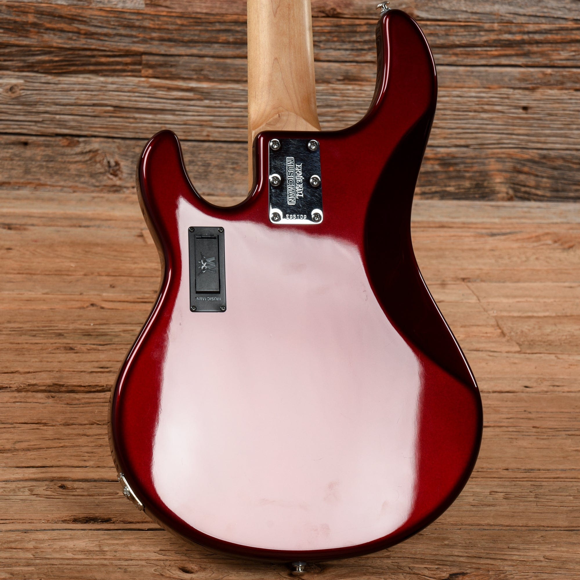 Music Man StingRay 5 HH Red Sparkle 2016 – Chicago Music Exchange