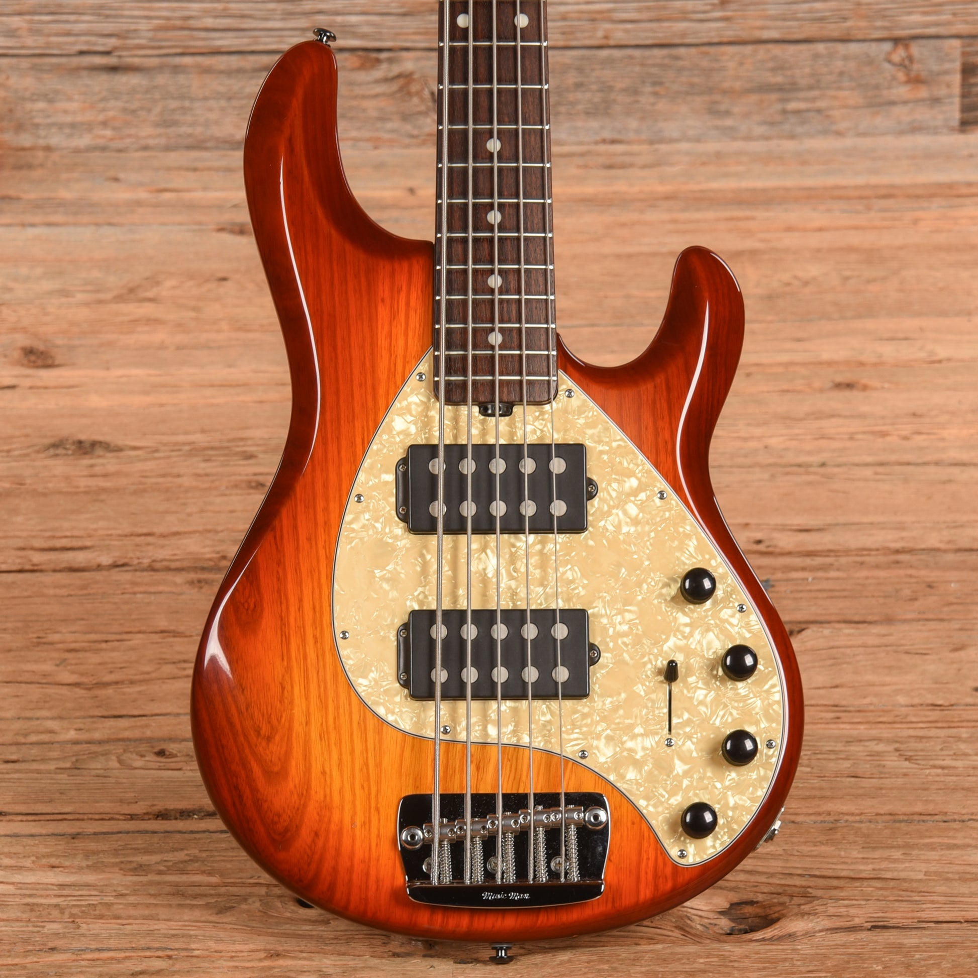 Music Man StingRay 5 HH Sunburst 2007 Bass Guitars / 5-String or More