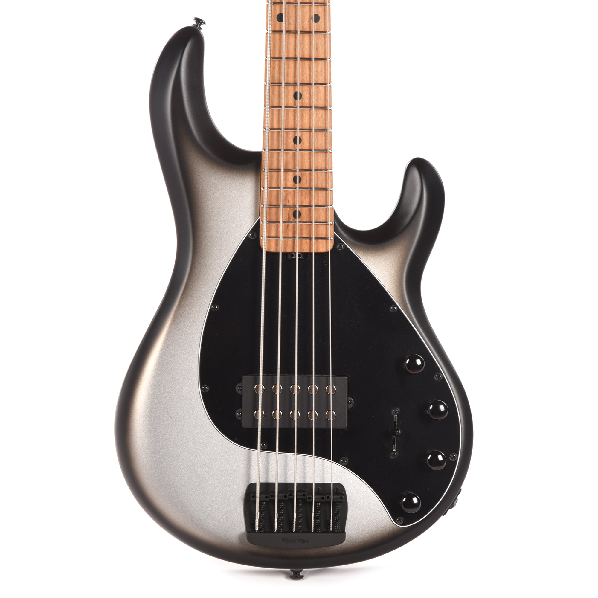 Music Man StingRay Special 5 Black Rock w/Roasted Maple Neck Bass Guitars / 5-String or More