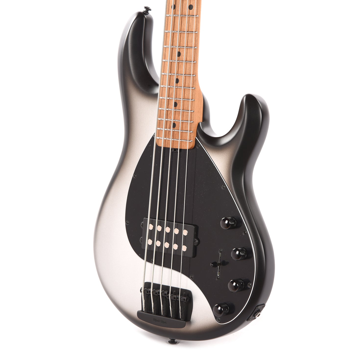 Music Man StingRay Special 5 Black Rock w/Roasted Maple Neck Bass Guitars / 5-String or More