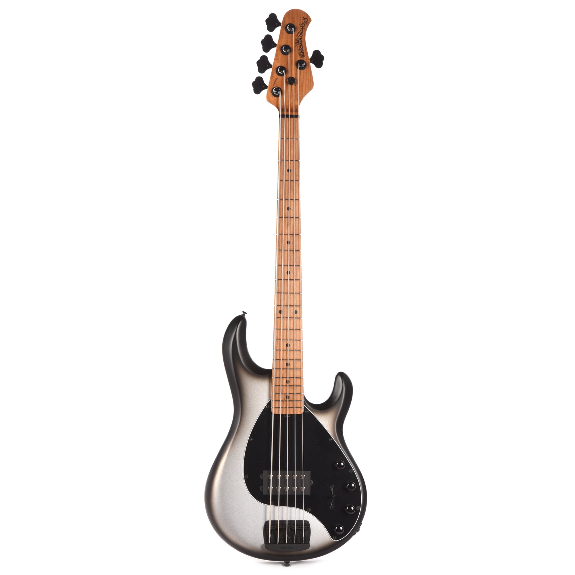 Music Man StingRay Special 5 Black Rock w/Roasted Maple Neck Bass Guitars / 5-String or More
