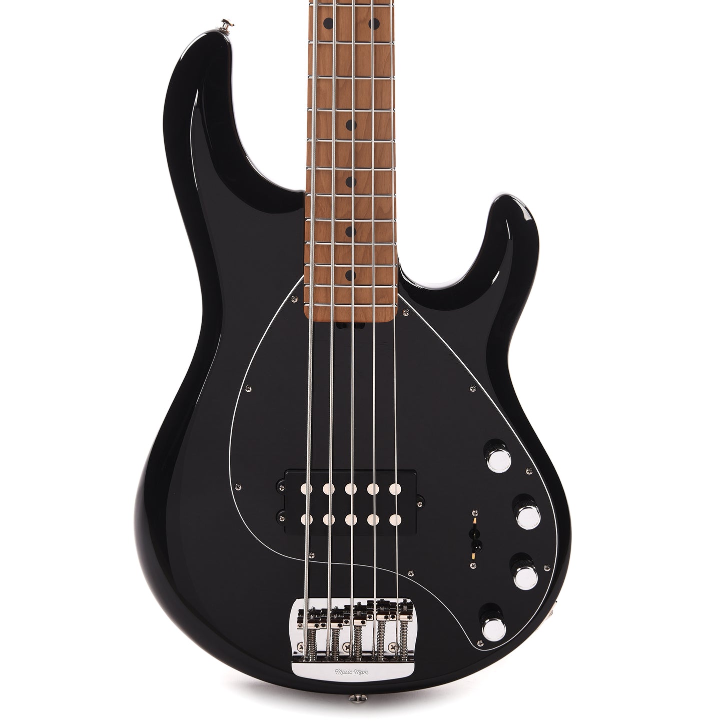 Music Man StingRay Special 5 Black w/Roasted Maple Neck Bass Guitars / 5-String or More