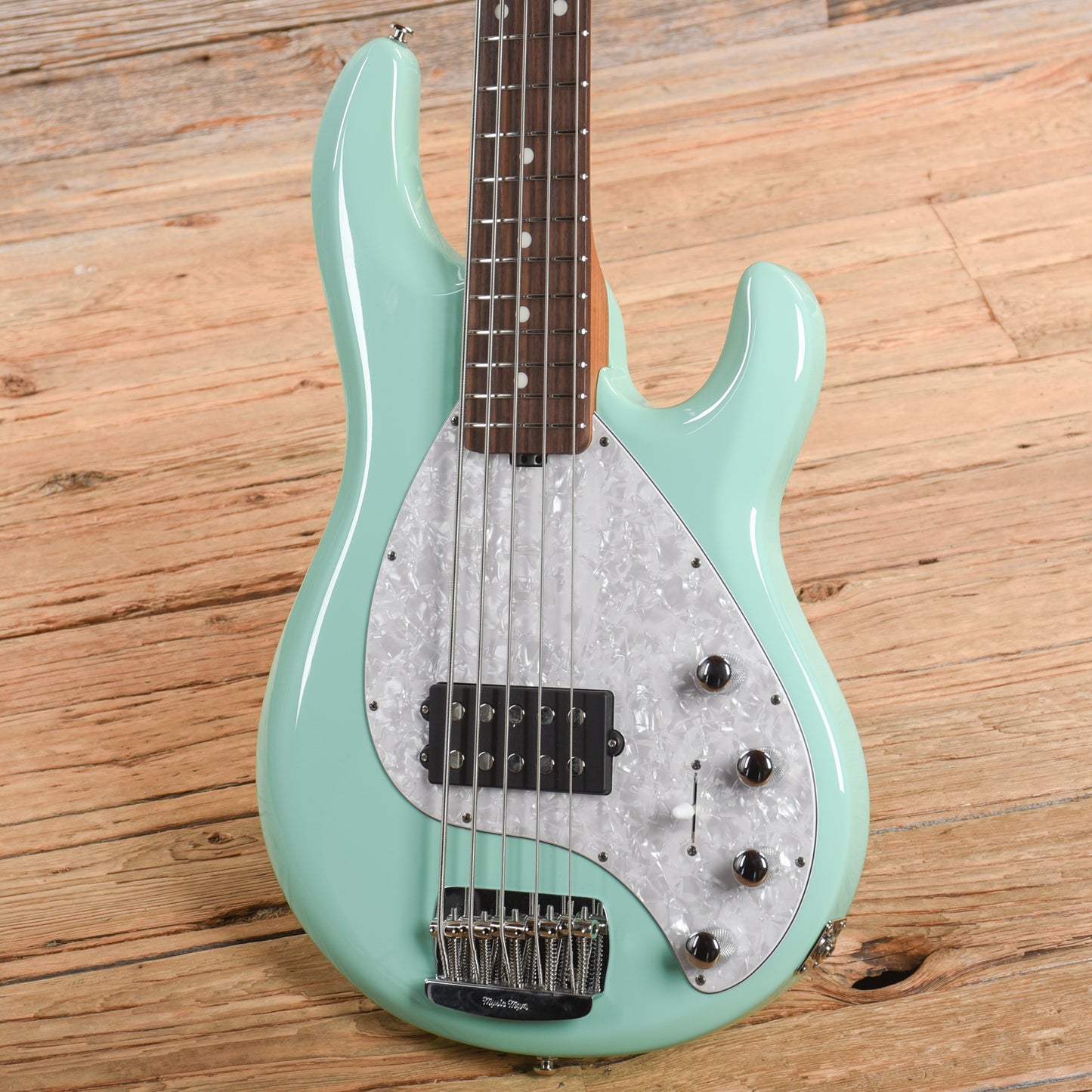 Music Man StingRay Special 5H Surf Green 2024 Bass Guitars / 5-String or More