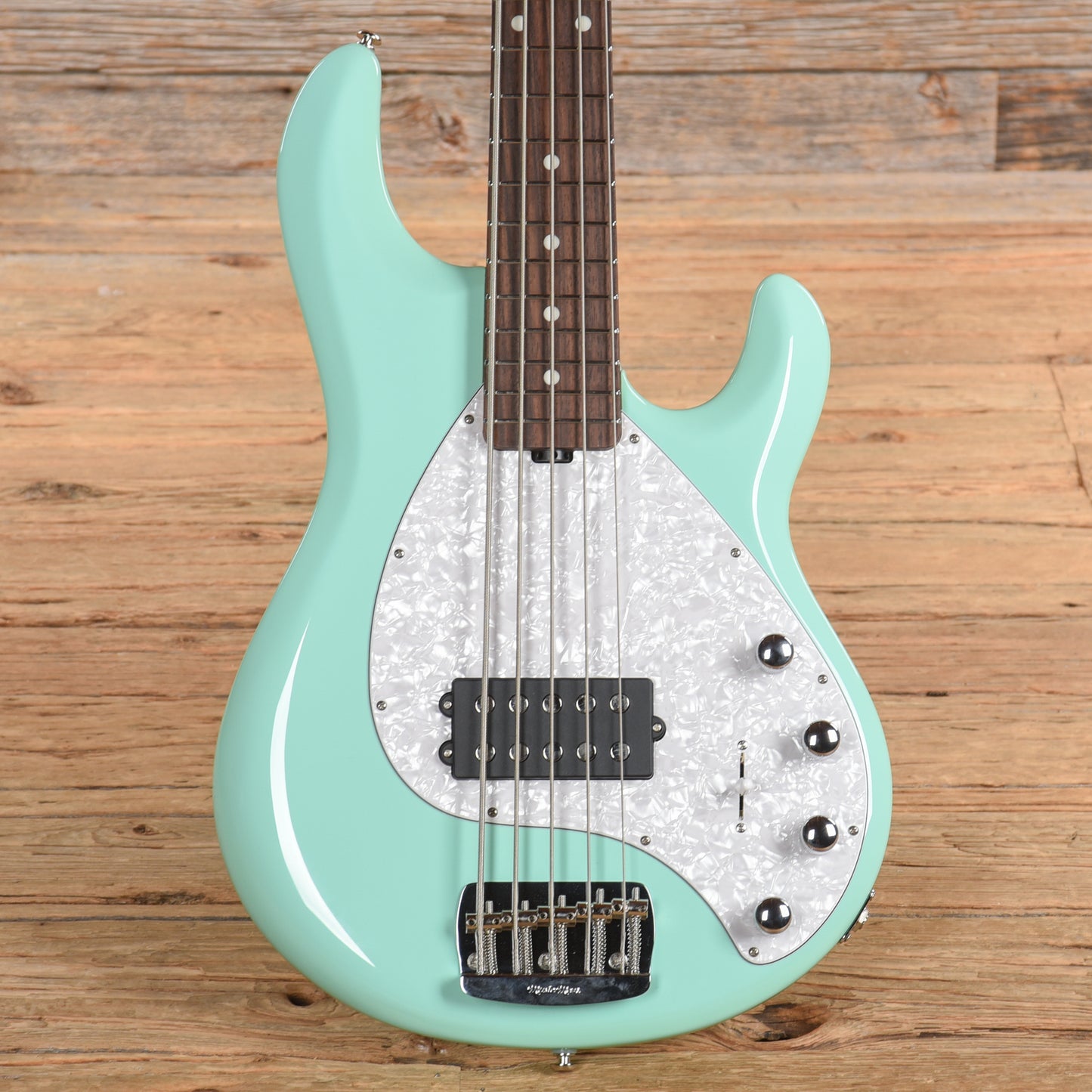 Music Man StingRay Special 5H Surf Green 2024 Bass Guitars / 5-String or More