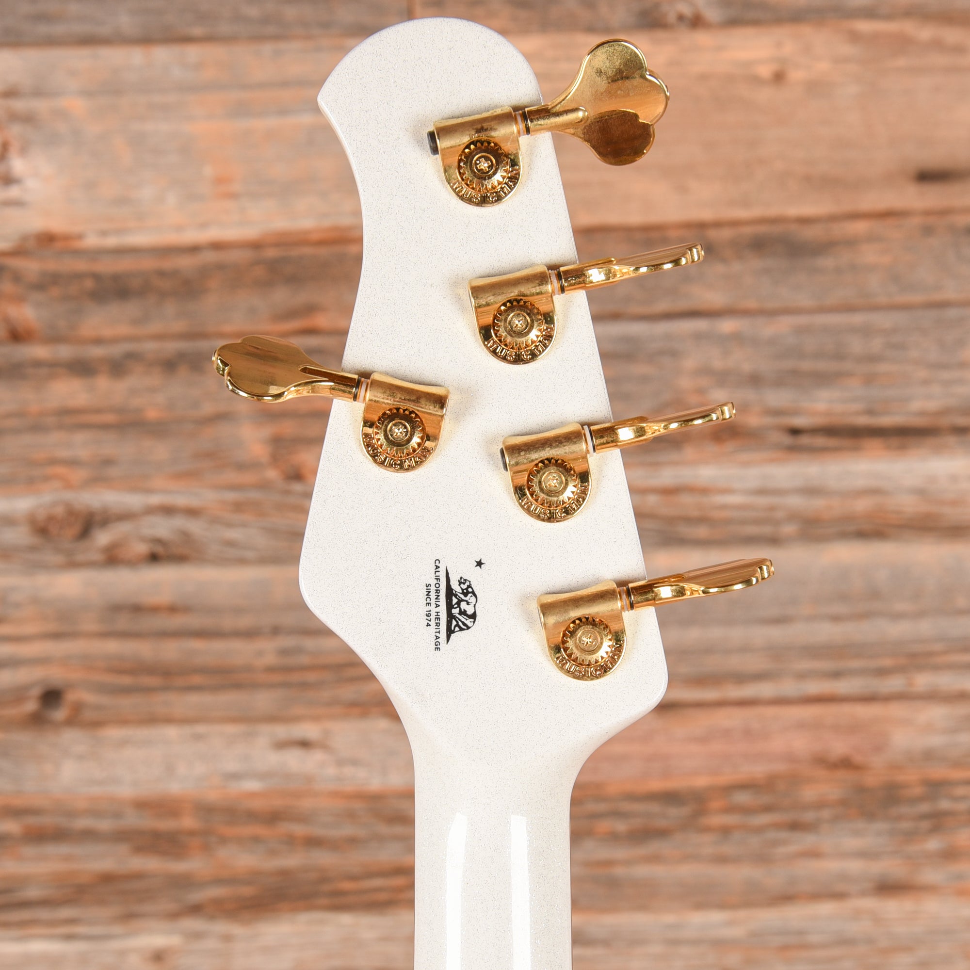 Music Man BFR StingRay Special 5 HH Crescendo White Sparkle 2022 Bass Guitars