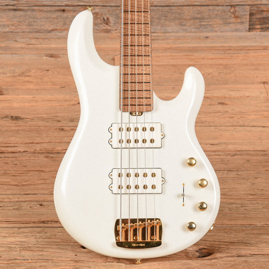 Music Man BFR StingRay Special 5 HH Crescendo White Sparkle 2022 Bass Guitars