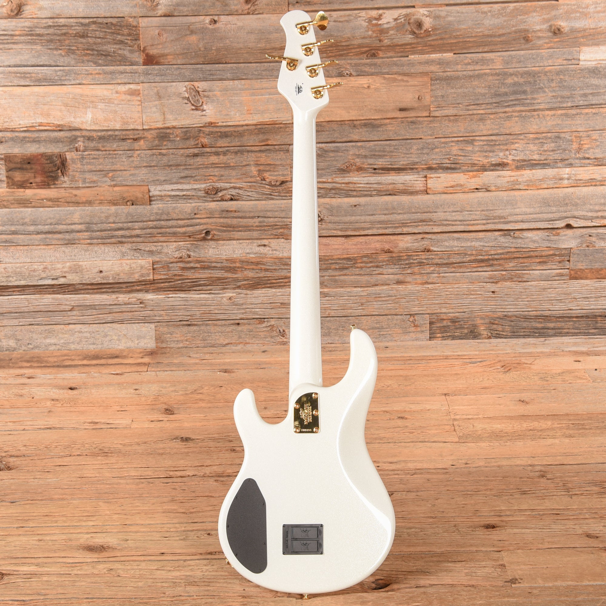 Music Man BFR StingRay Special 5 HH Crescendo White Sparkle 2022 Bass Guitars