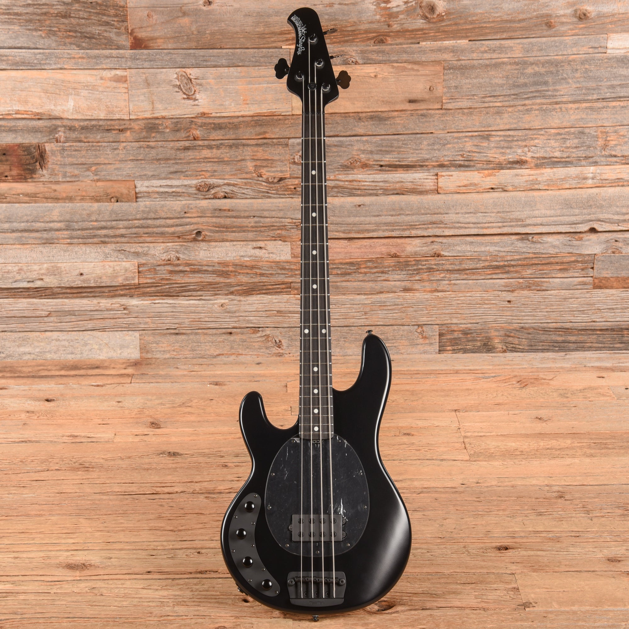 Music Man StingRay 3 EQ H Stealth Black 2017 LEFTY Bass Guitars