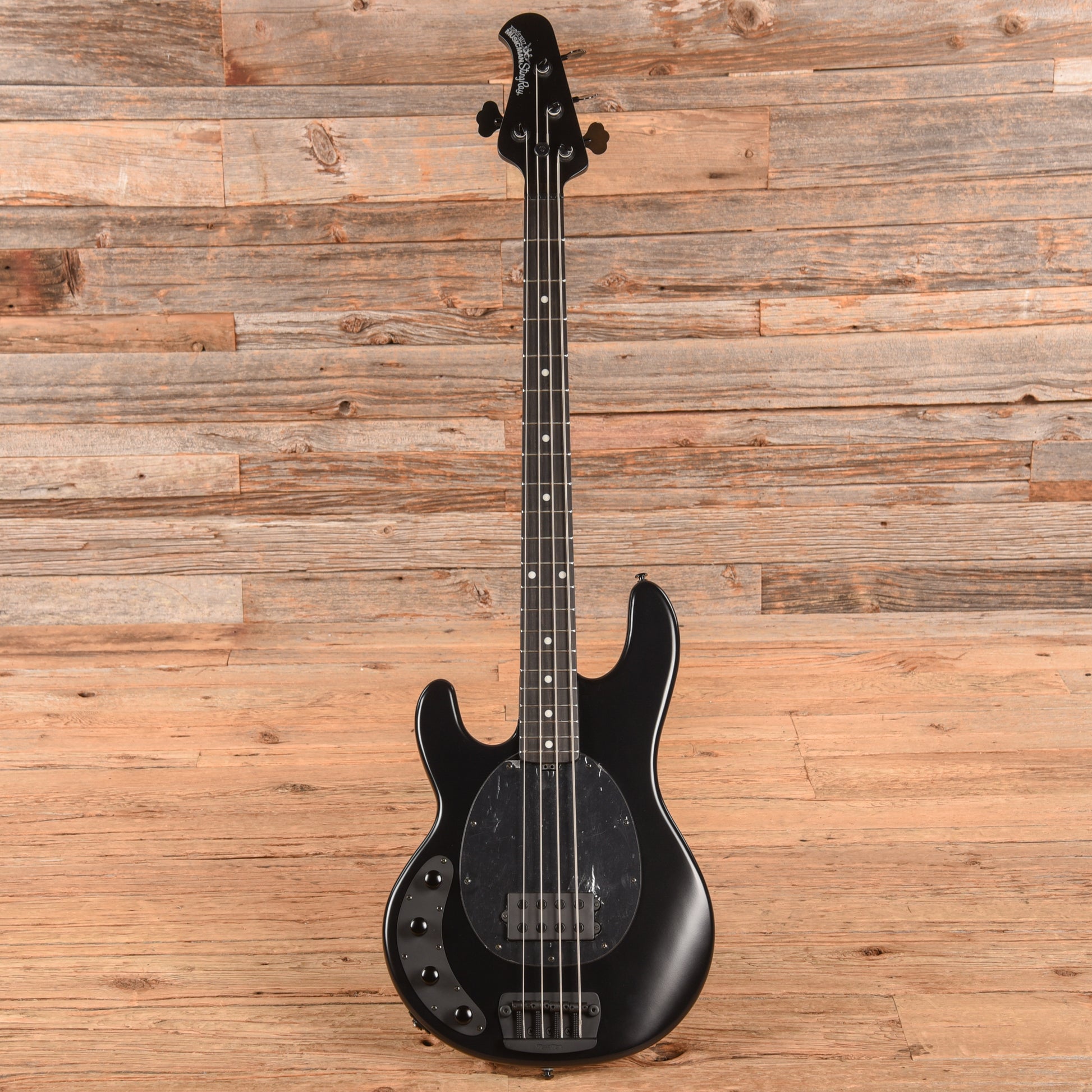Music Man StingRay 3 EQ H Stealth Black 2017 LEFTY Bass Guitars