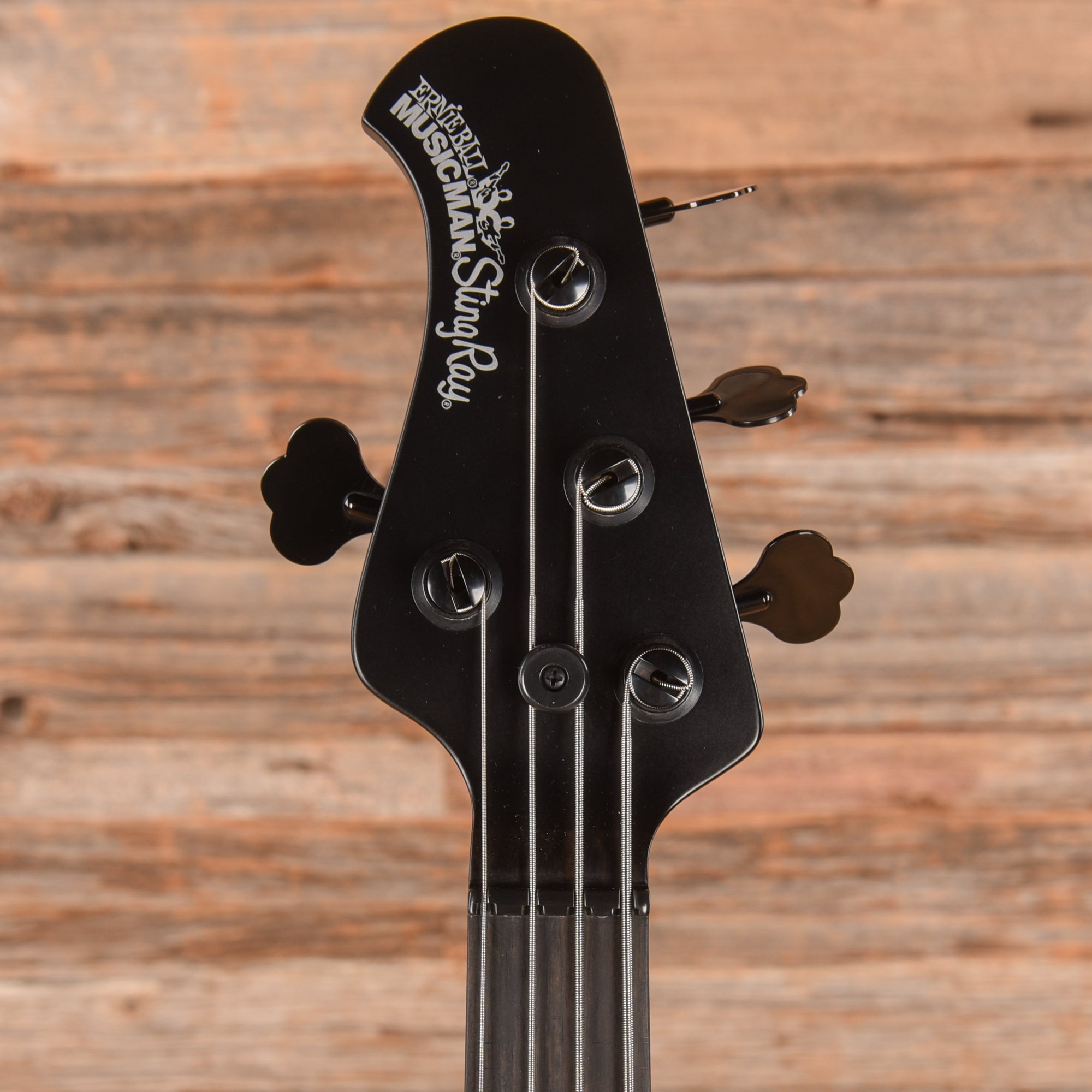 Music Man StingRay 3 EQ H Stealth Black 2017 LEFTY Bass Guitars