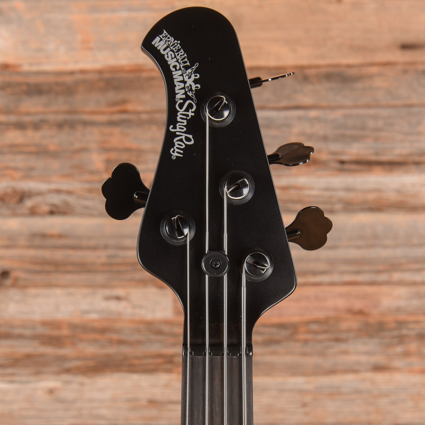 Music Man StingRay 3 EQ H Stealth Black 2017 LEFTY Bass Guitars
