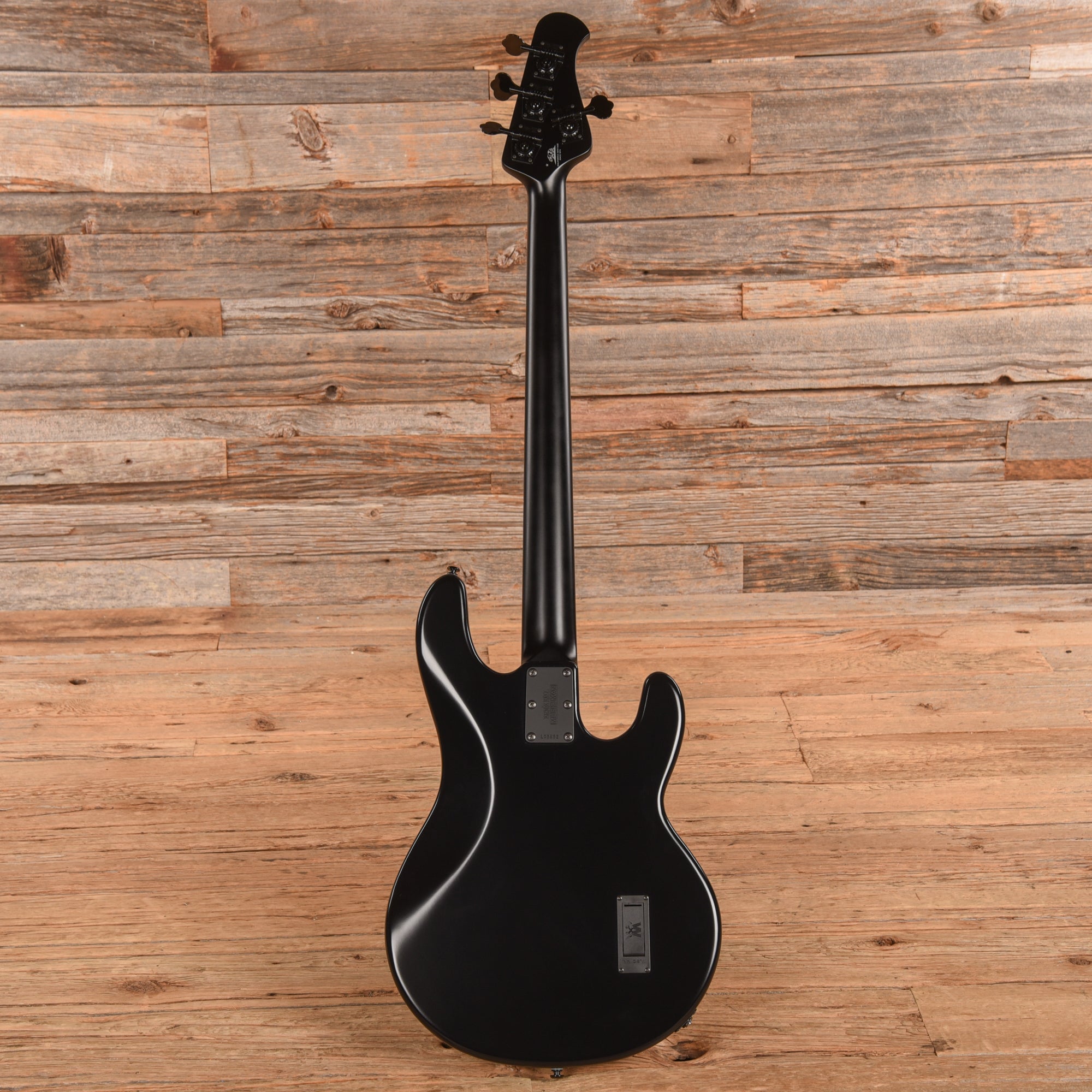 Music Man StingRay 3 EQ H Stealth Black 2017 LEFTY Bass Guitars