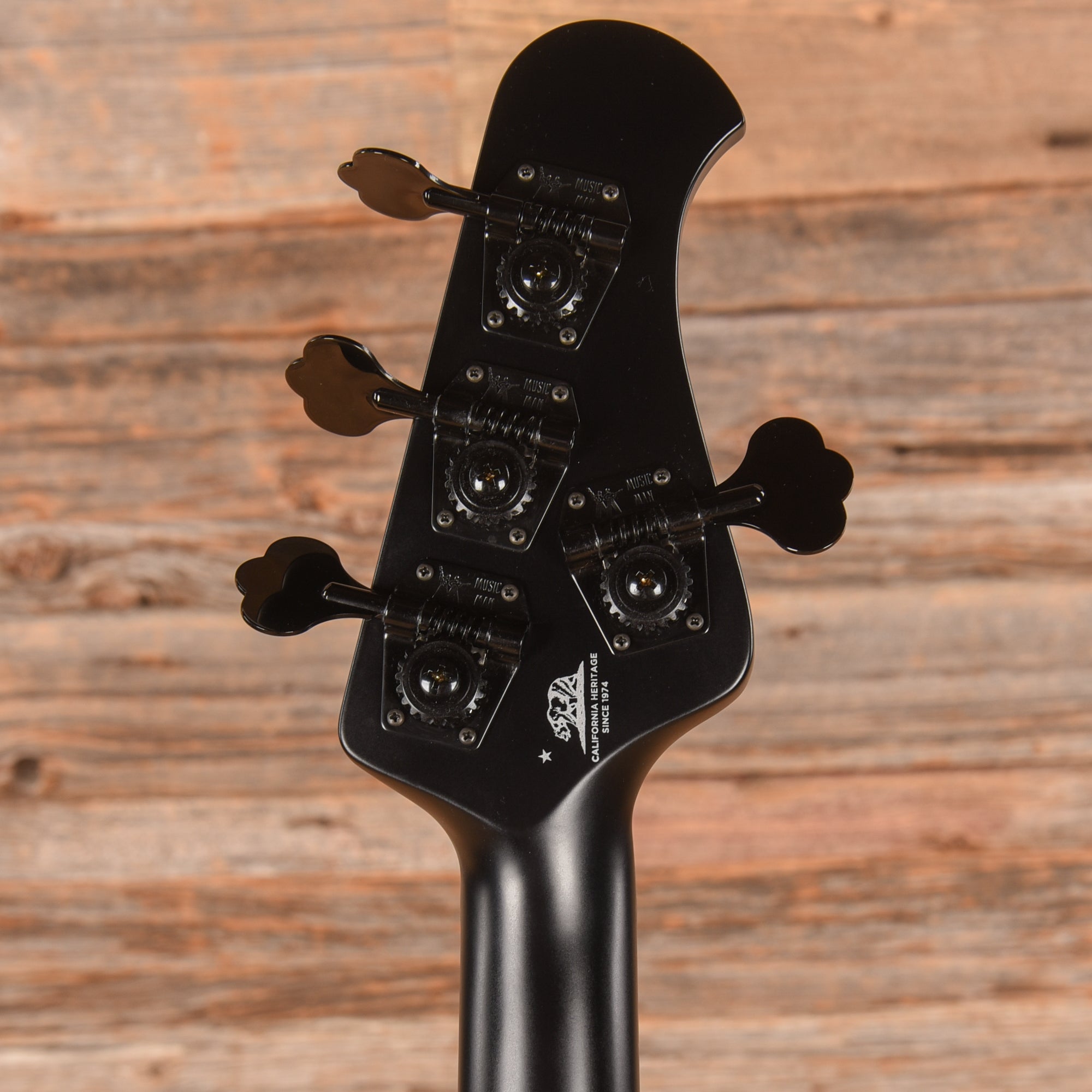 Music Man StingRay 3 EQ H Stealth Black 2017 LEFTY Bass Guitars