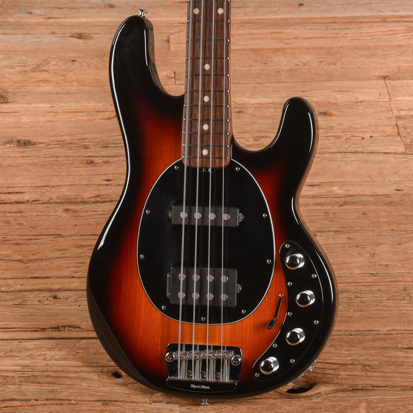 Music Man StingRay 4 HS Neck-Through 3EQ Vintage Sunburst 2018 Bass Guitars