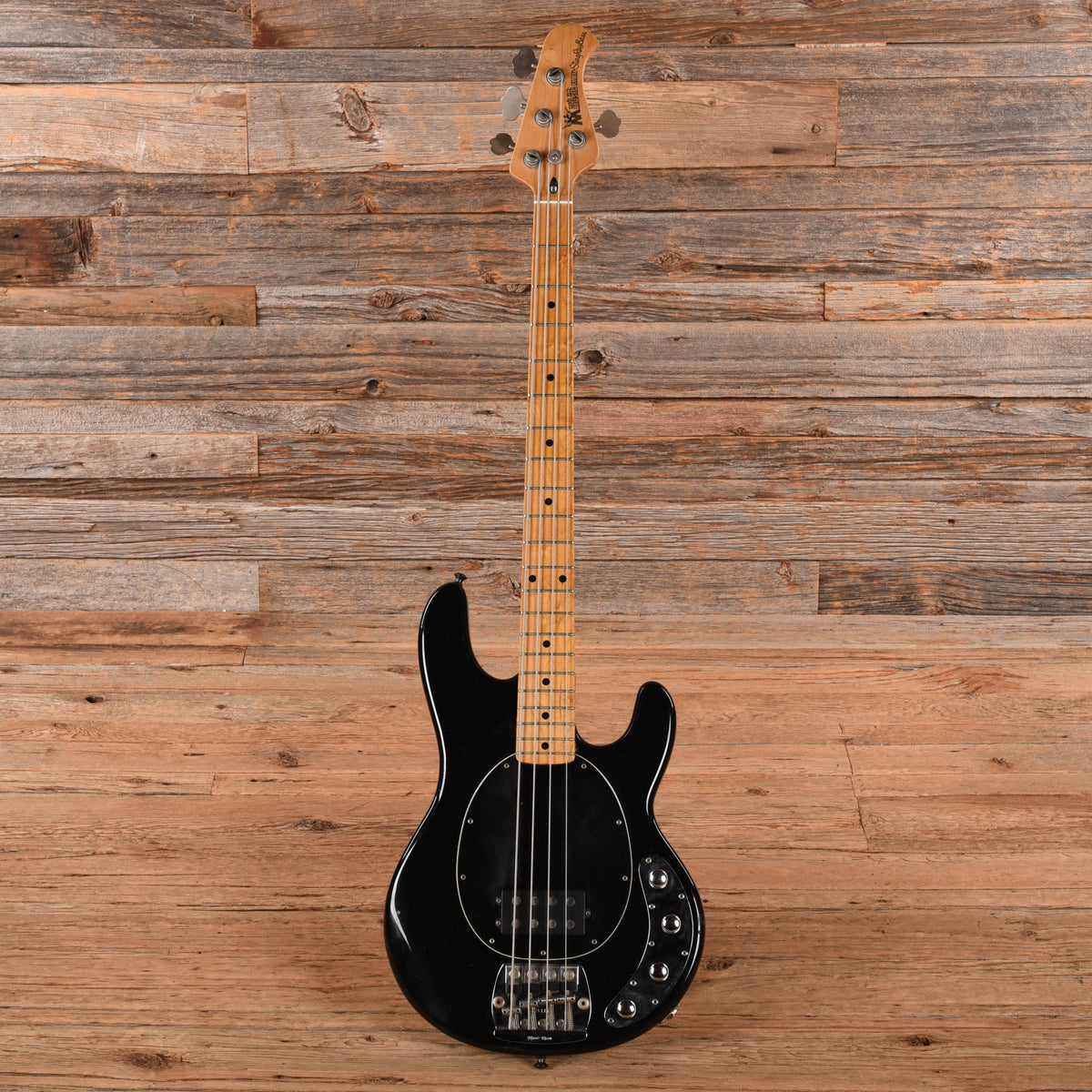 Music Man StingRay Bass Black 1986 Bass Guitars