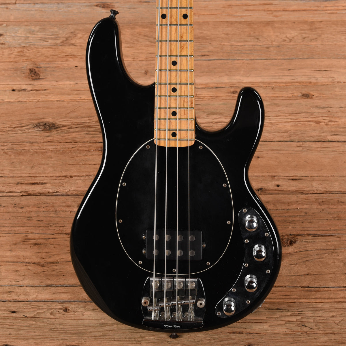 Music Man StingRay Bass Black 1986 Bass Guitars