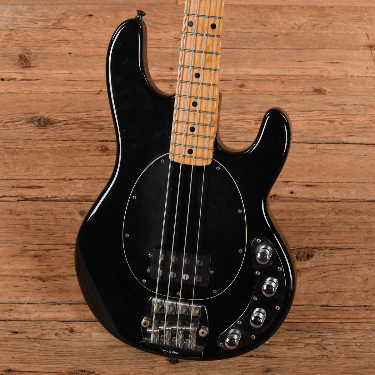 Music Man StingRay Bass Black 1986 Bass Guitars