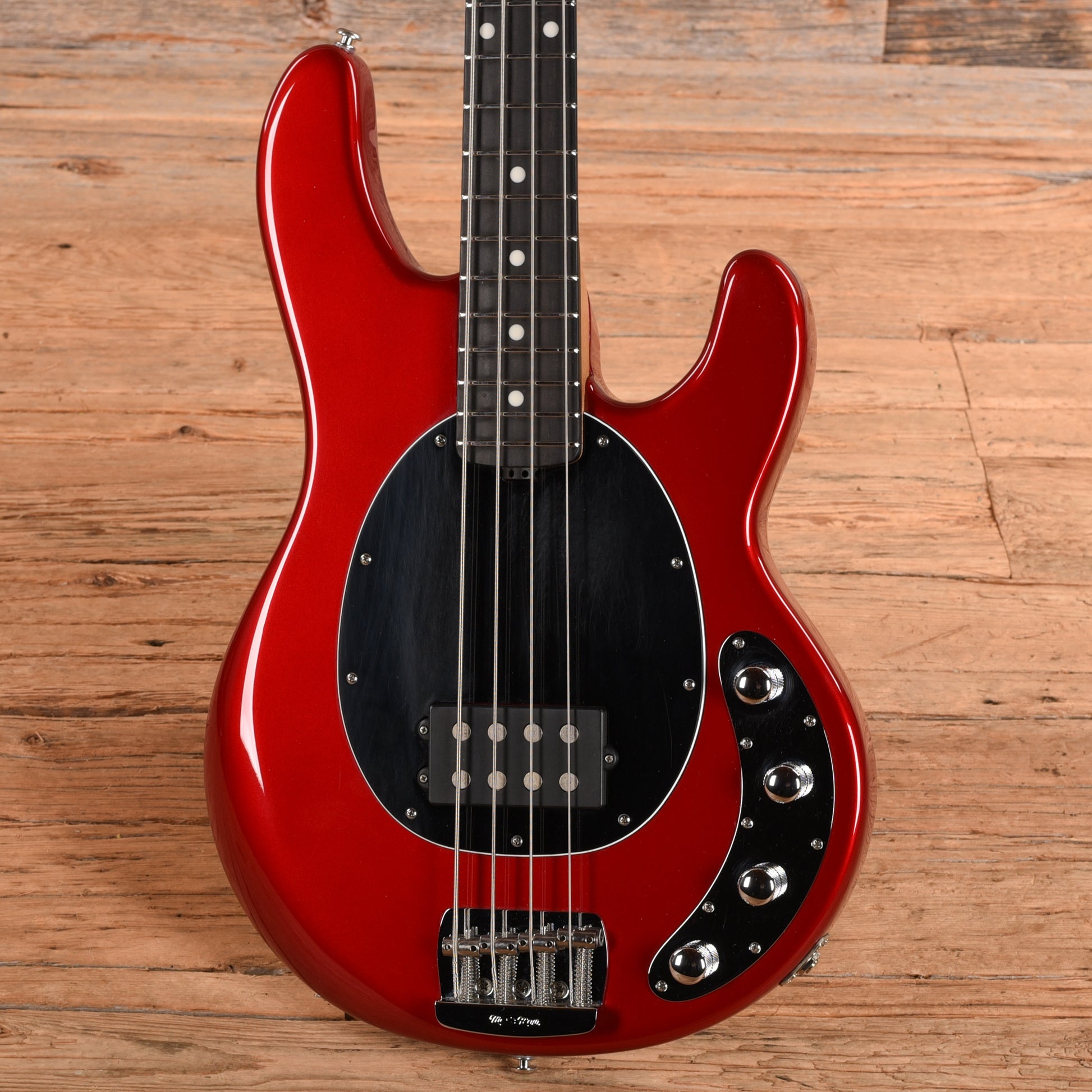 Music Man StingRay Special 4 H Candy Apple Red Bass Guitars