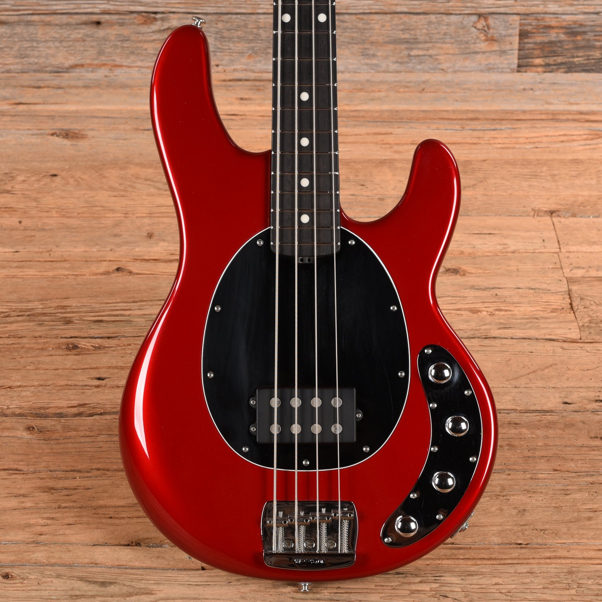 Music Man StingRay Special 4 H Candy Apple Red Bass Guitars