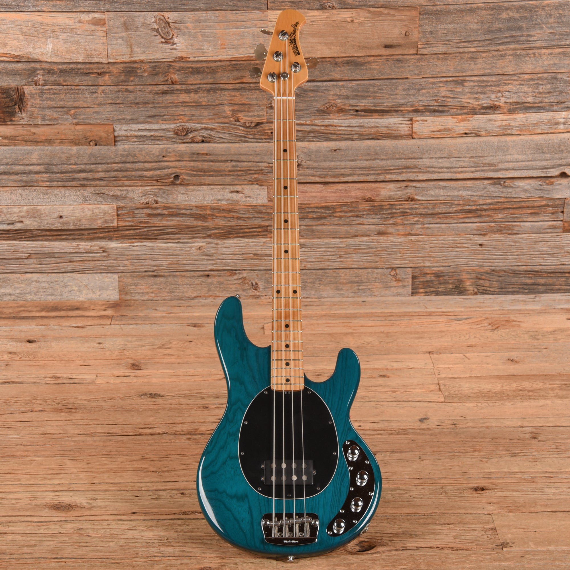 Music Man Stingray Teal 1998 Bass Guitars