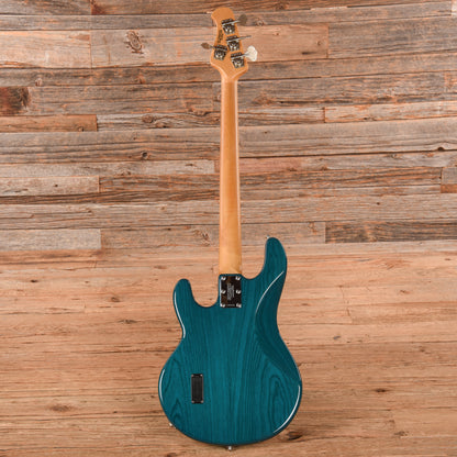 Music Man Stingray Teal 1998 Bass Guitars
