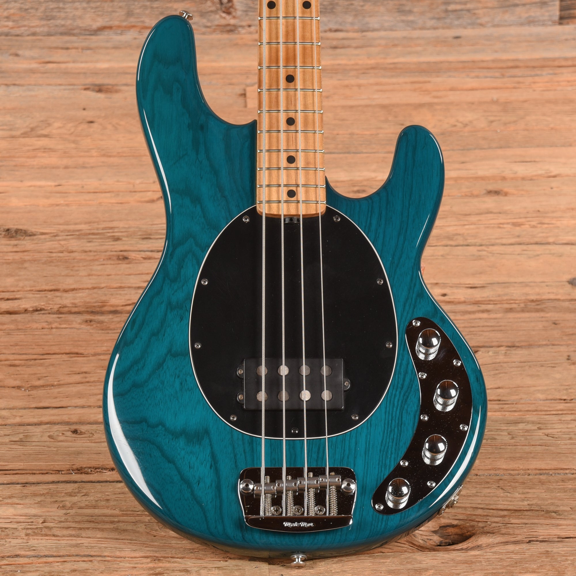 Music Man Stingray Teal 1998 Bass Guitars