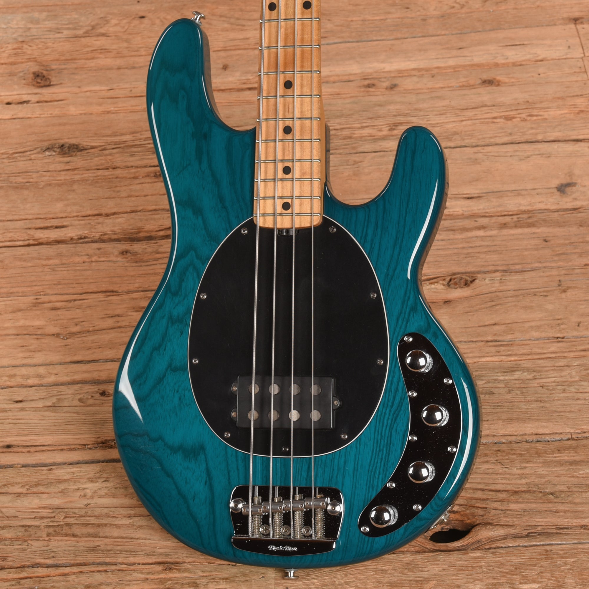 Music Man Stingray Teal 1998 Bass Guitars